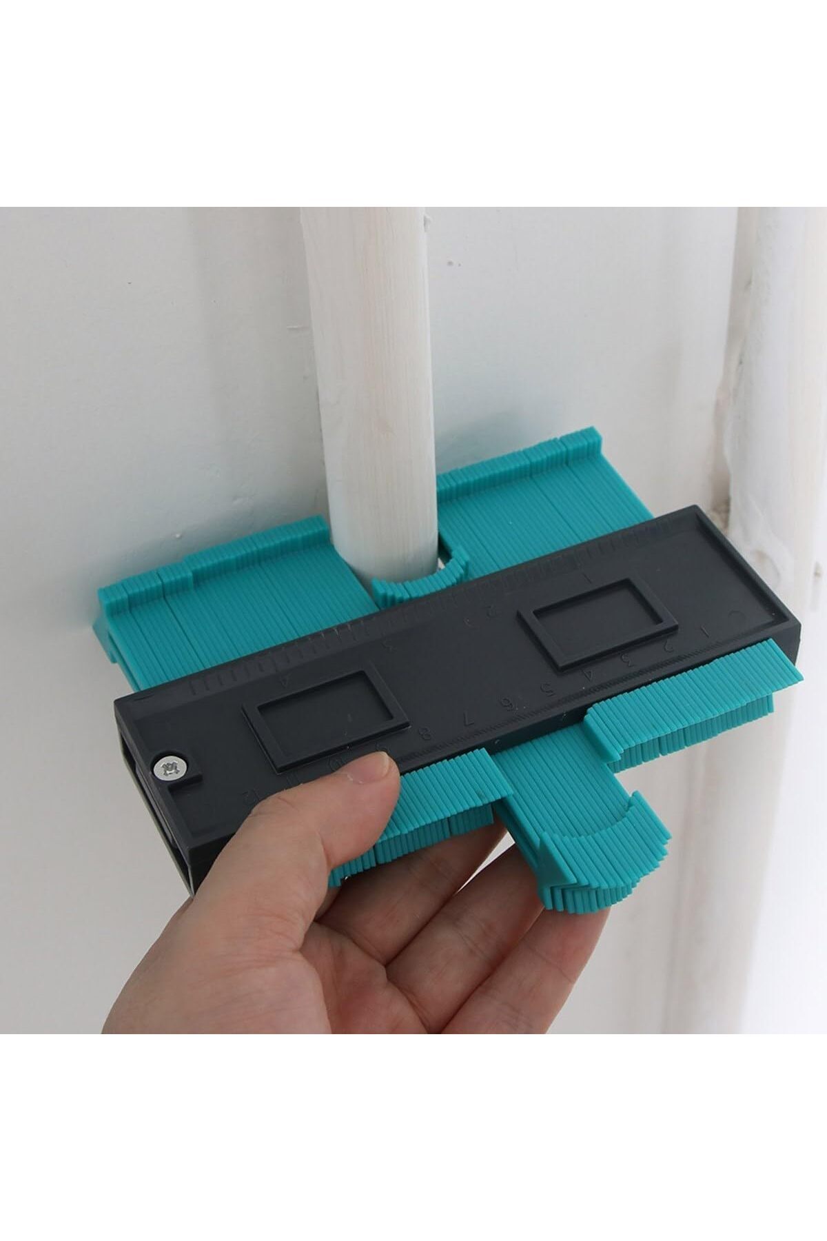 STOREMAX Fonksiyonlu Plastik Kontur Ölçüm Cihazı Ahşap 12 Cm 1167035