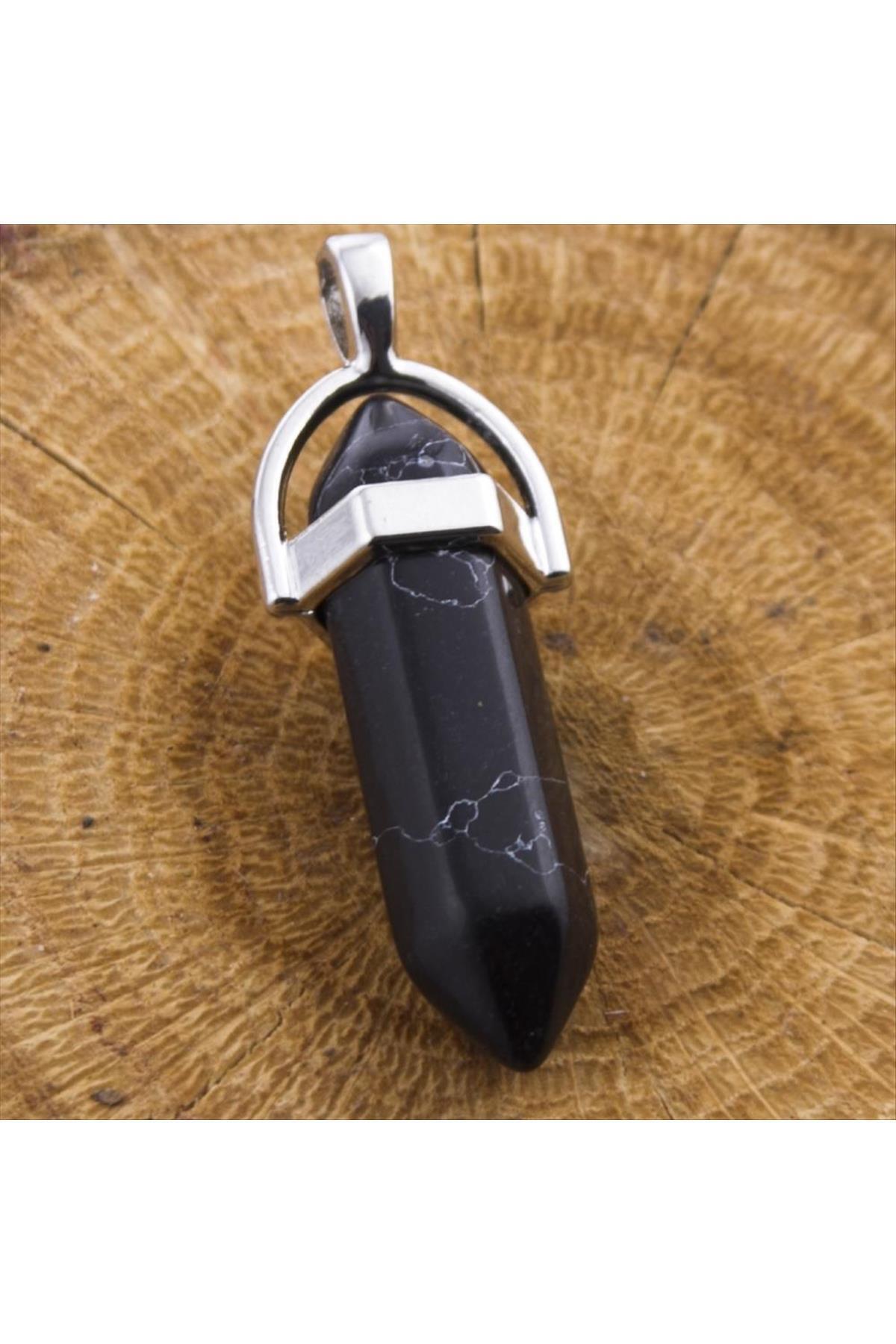 fantastik store Obsidyen Point Kolye Ucu