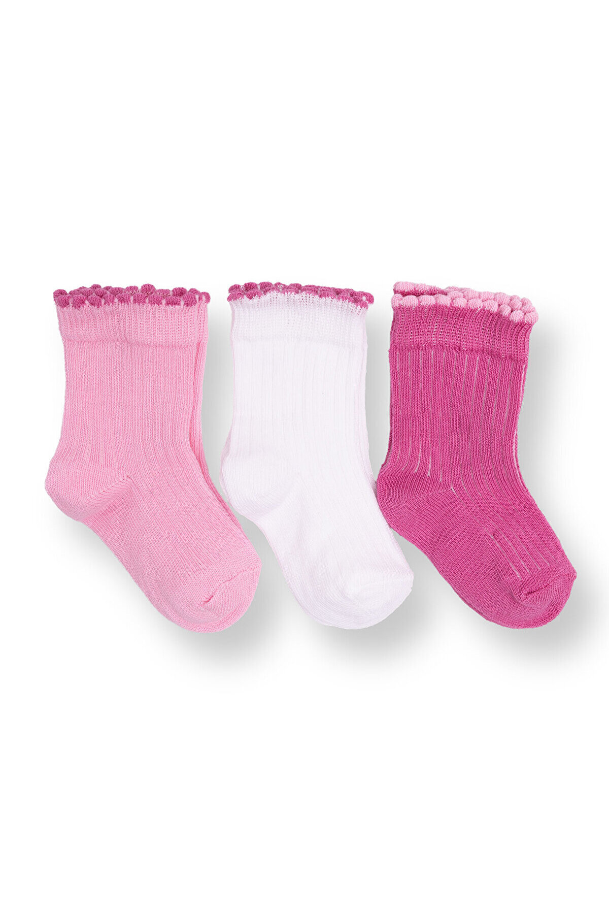 ebebek Hello Baby HelloBaby Kız Bebek 3lü Soket Çorap fotoğrafı 2 (önizleme)