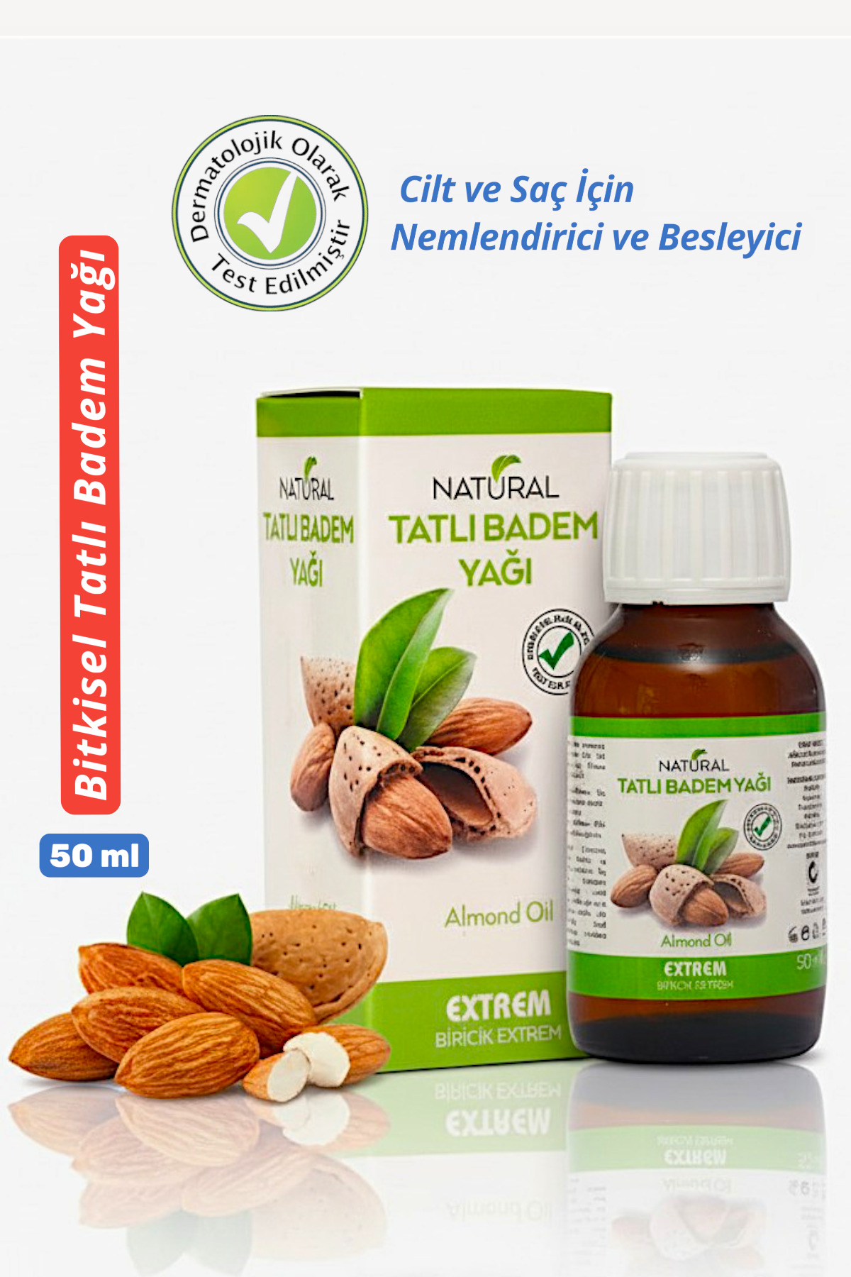 ست مراقبت از موی طبیعی – روغن آرگان - روغن بادام - اسانس تربانتین کاج | ۳ عدد ۵۰ میلی‌لیتر — haircareSET3 — تصویر 4 از 5