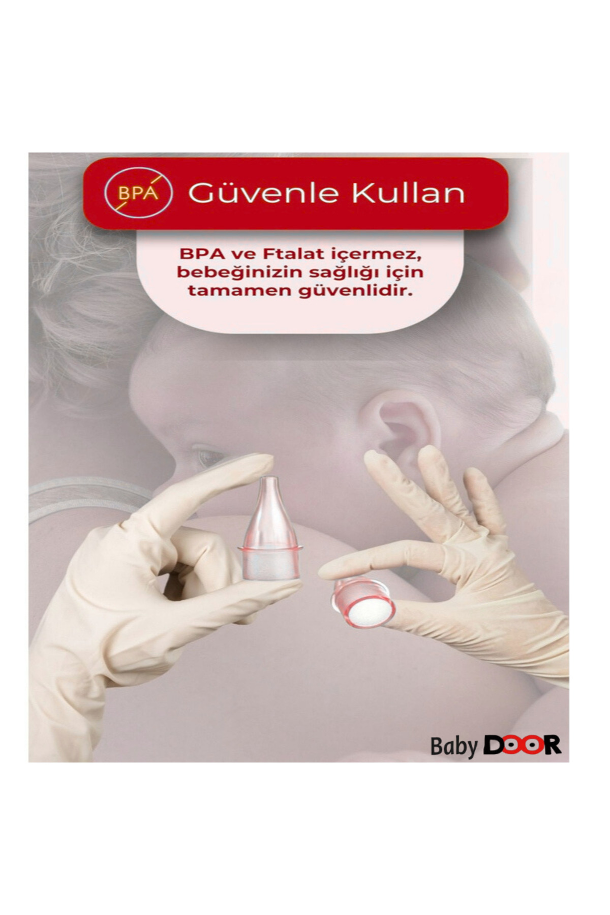 babydoor 3'Lü Paket Nasal Burun Aspiratöru Tek Kullanımlık Filtreli Yedek Uç 30 Adet (3PK*10) fotoğrafı 6 (önizleme)