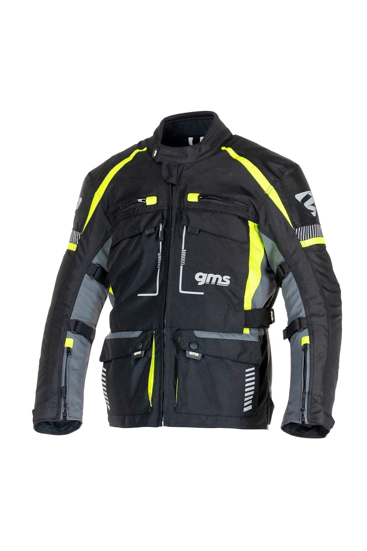 GMS EVEREST 3'ü 1 arada Tur Ceketi - Black Anthracit Yellow
