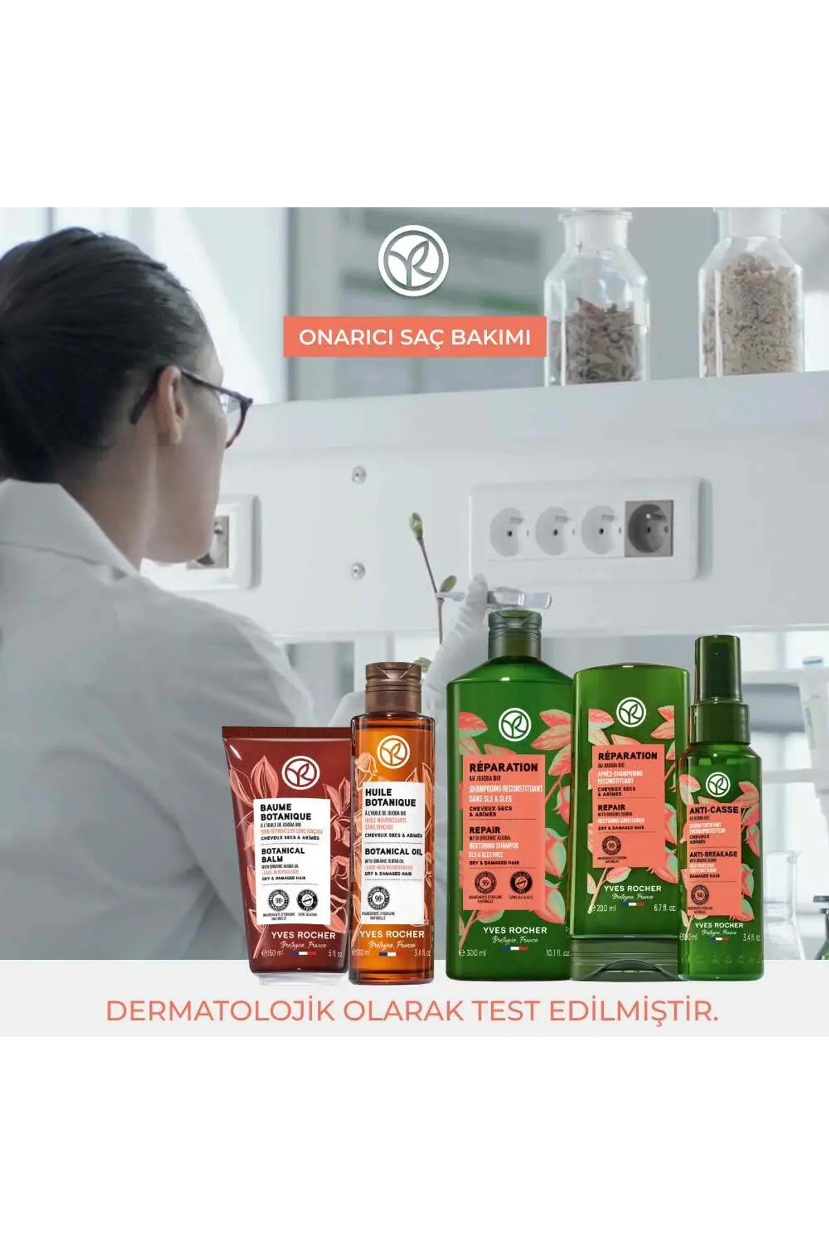 Yves Rocher Onarıcı Prebiyotik Saç Maskesi - Yıpranmış Saçlar