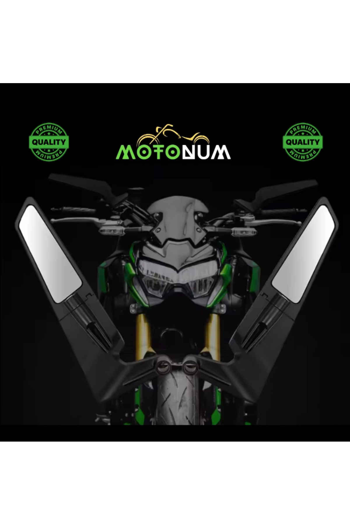 Motonum Bajaj Pulsar NS 200 Naked Kanat Ayna Büyük Boy M01007