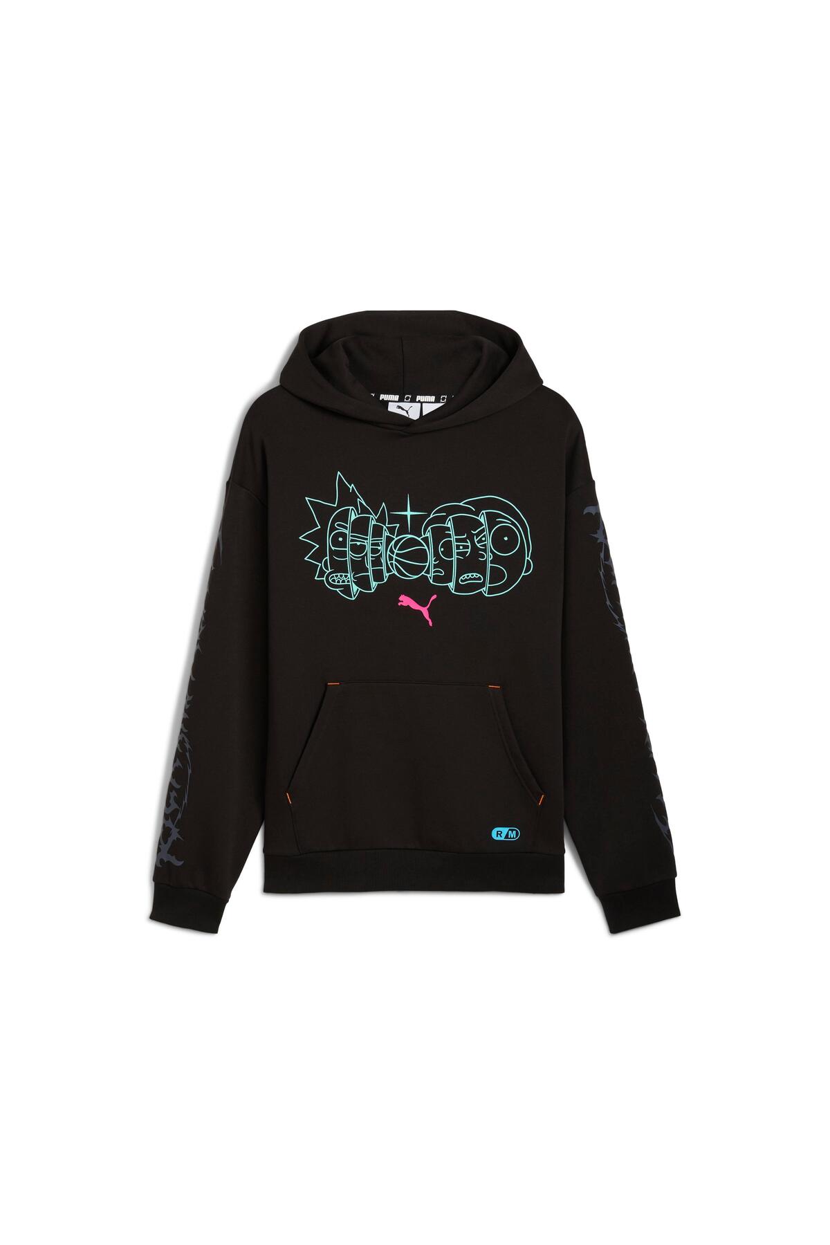 Puma Rick And Morty Hoodie Erkek Yetişkin Sweatshirt