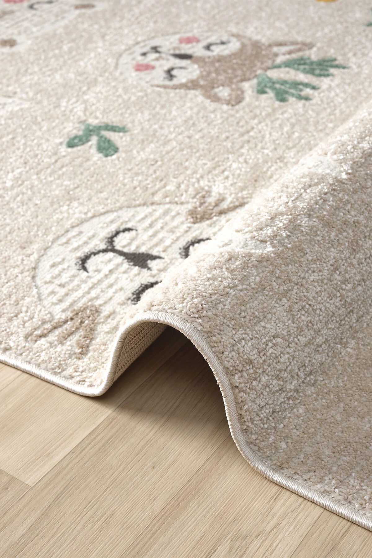 Eliz Home Yumuşak Dokuma Halı Sevimli Dostlar Leke Tutmaz Bebek Odası Çocuk Odası Genç Odası Halısı HAYVANLAR fotoğrafı 2 (önizleme)