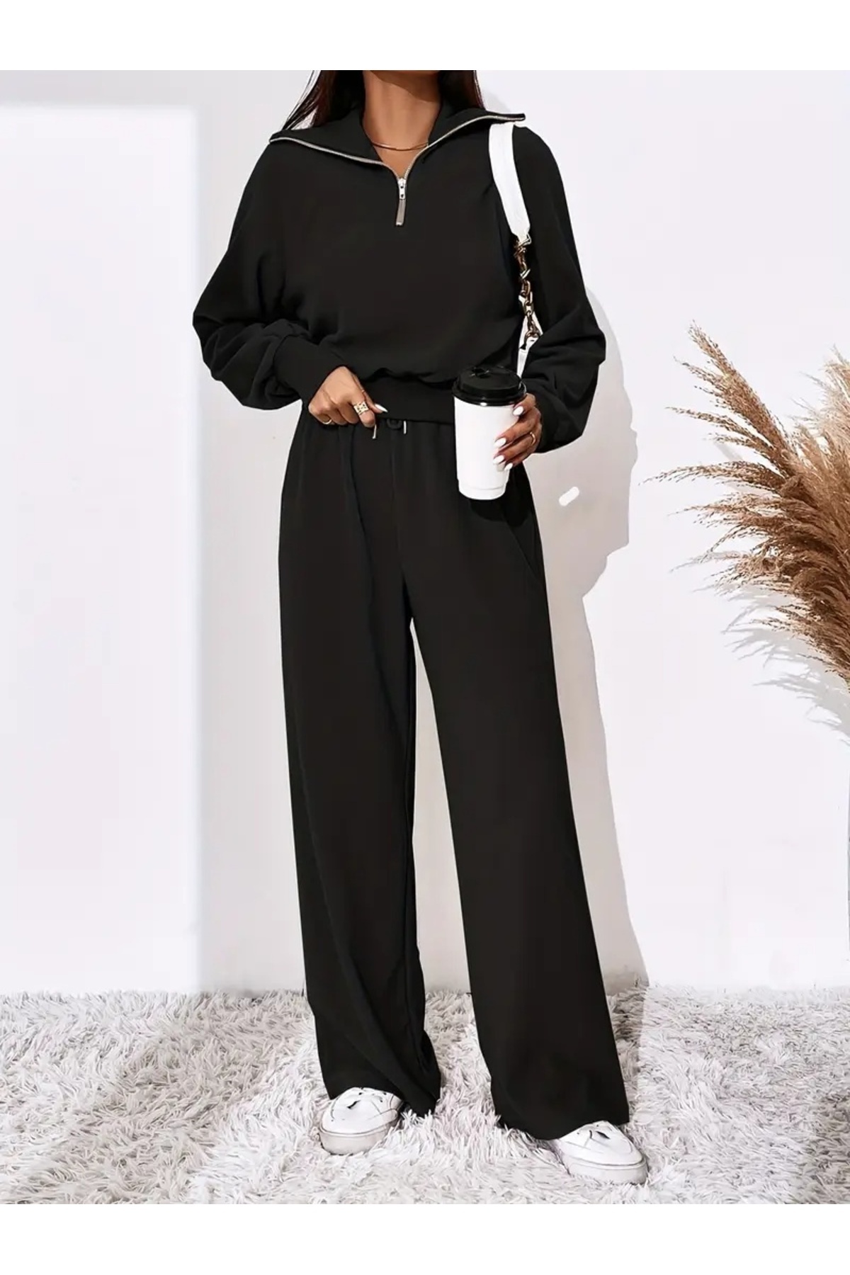 بنطلون رياضي فضفاض للنساء مقاس كبير ملابس رياضية و...