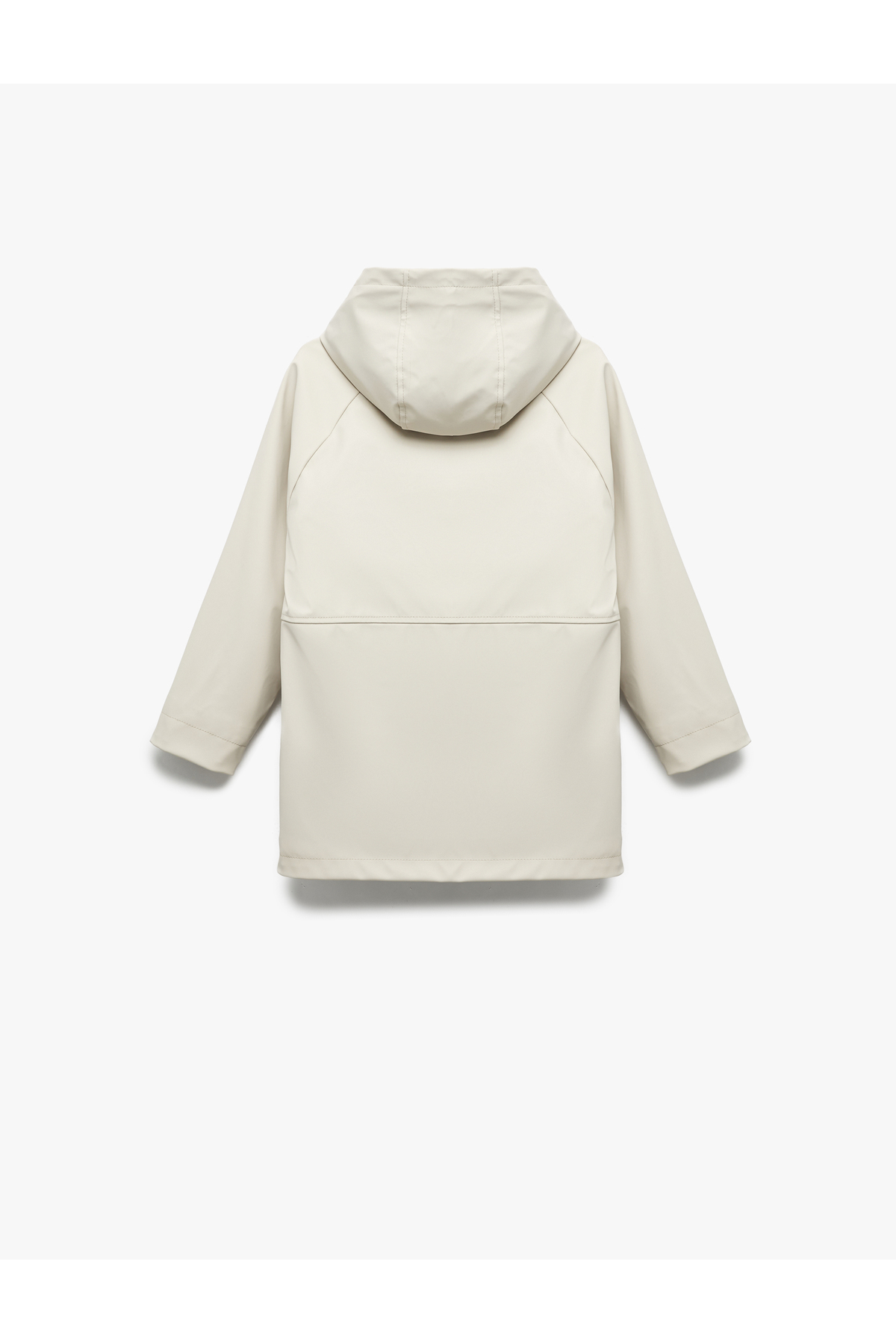 Koton Uzun Kollu Kapaklı Cepli Fermuarlı Kapşonlu Yağmurluk fotoğrafı 2 (önizleme)