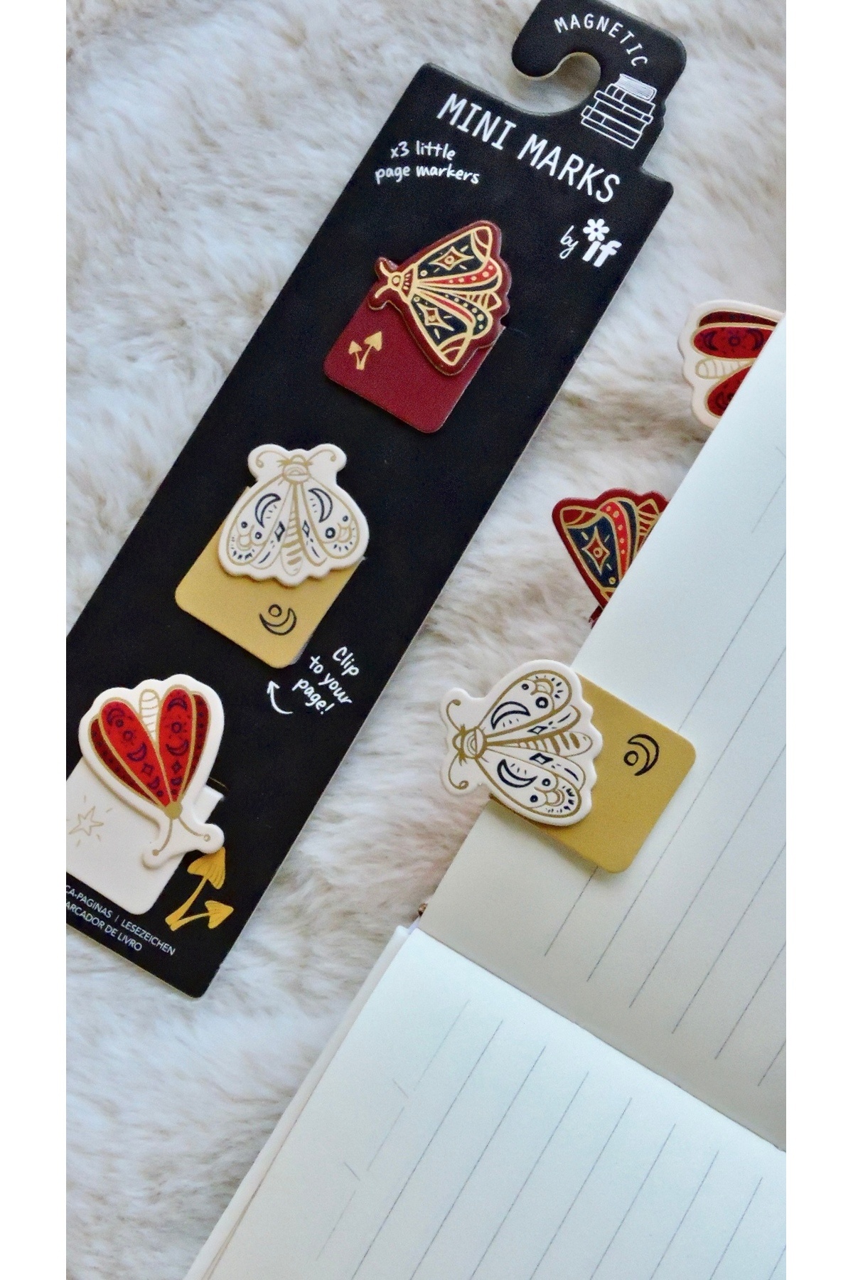 Nova Crafts Mini Marks 3’lü Magnet Seti Page Markers / Sayfa Ayracı