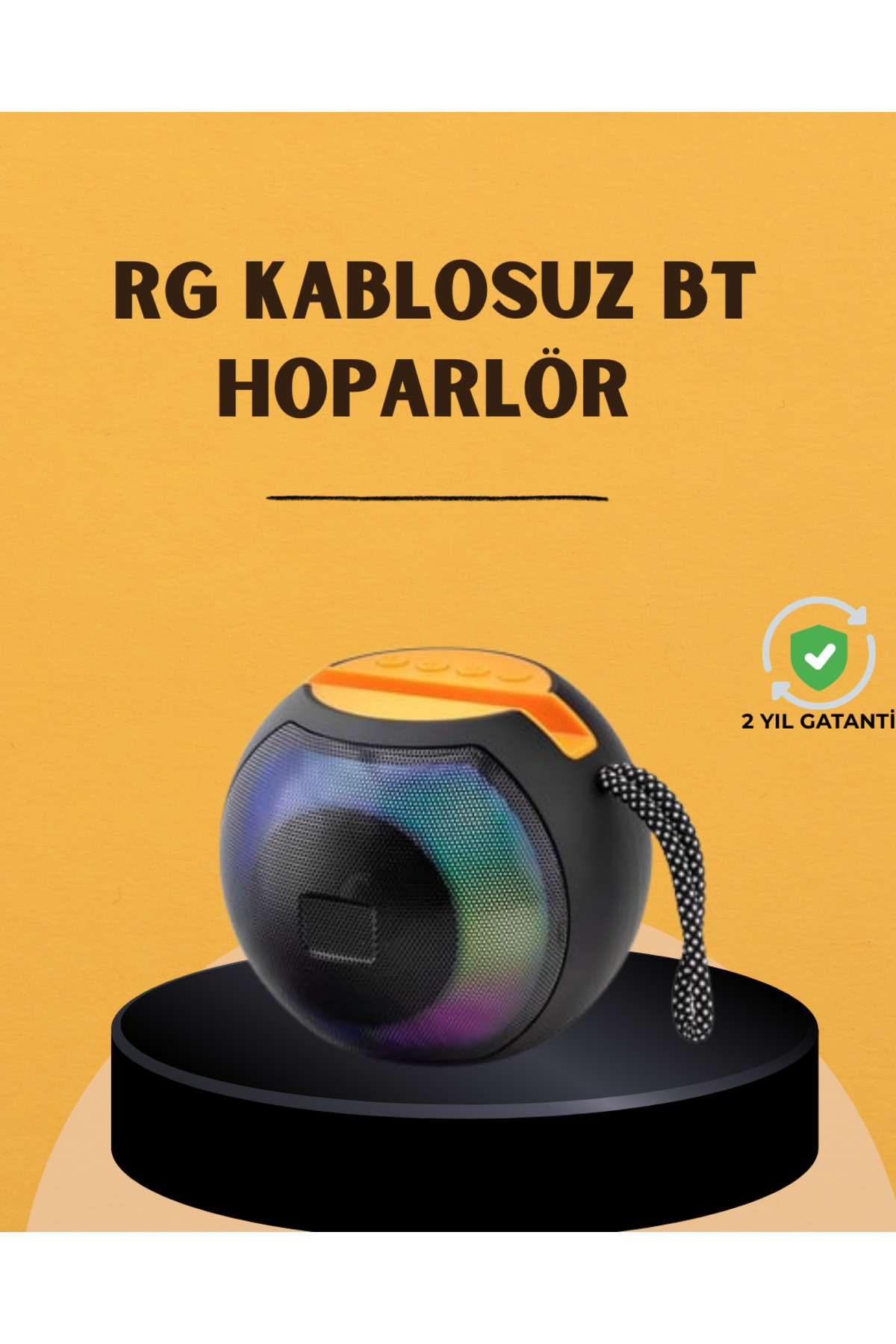 teknodayım 360° Stereo Surround Sesli Taşınabilir Hoparlör