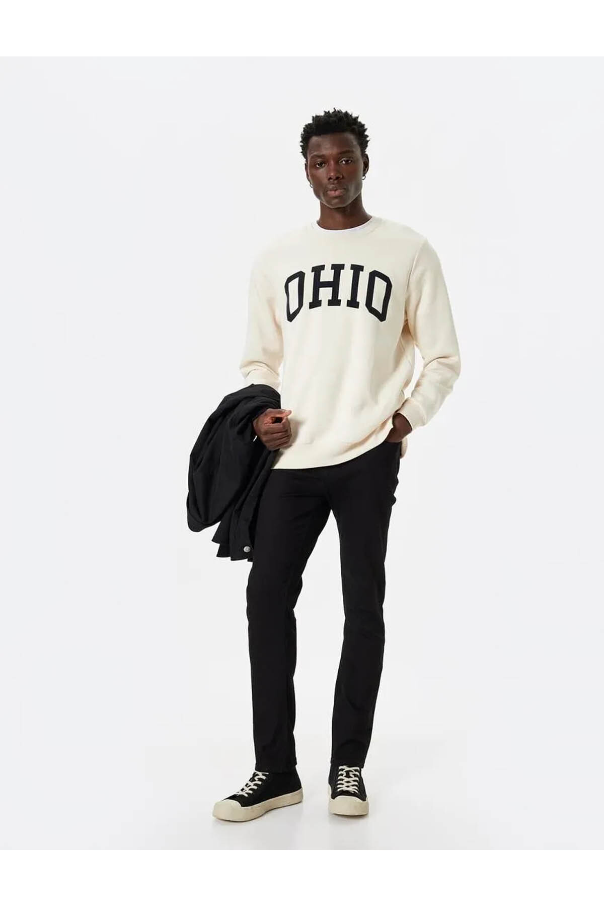 Koton  Brad Jean Siyah Erkek Jean Pantolon 5WAM40022ND