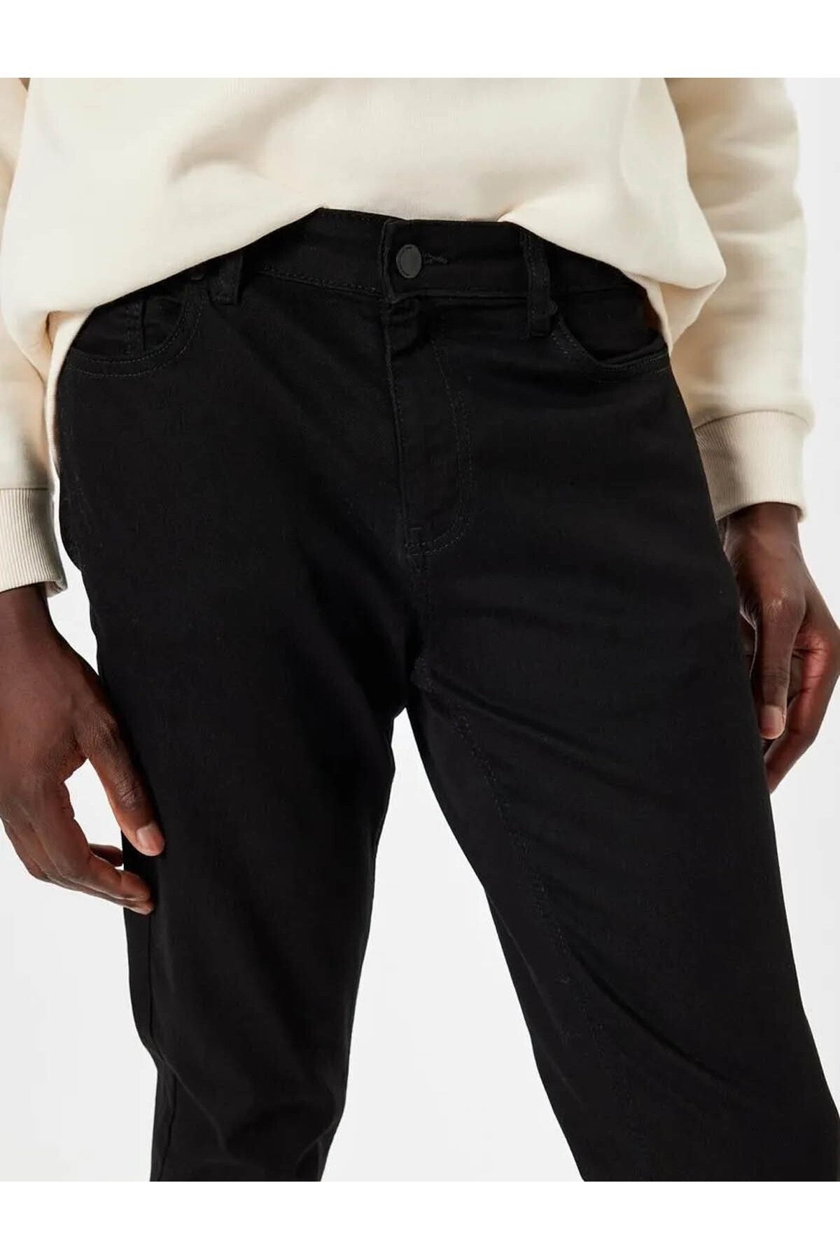 Koton  Brad Jean Siyah Erkek Jean Pantolon 5WAM40022ND - Görsel 4