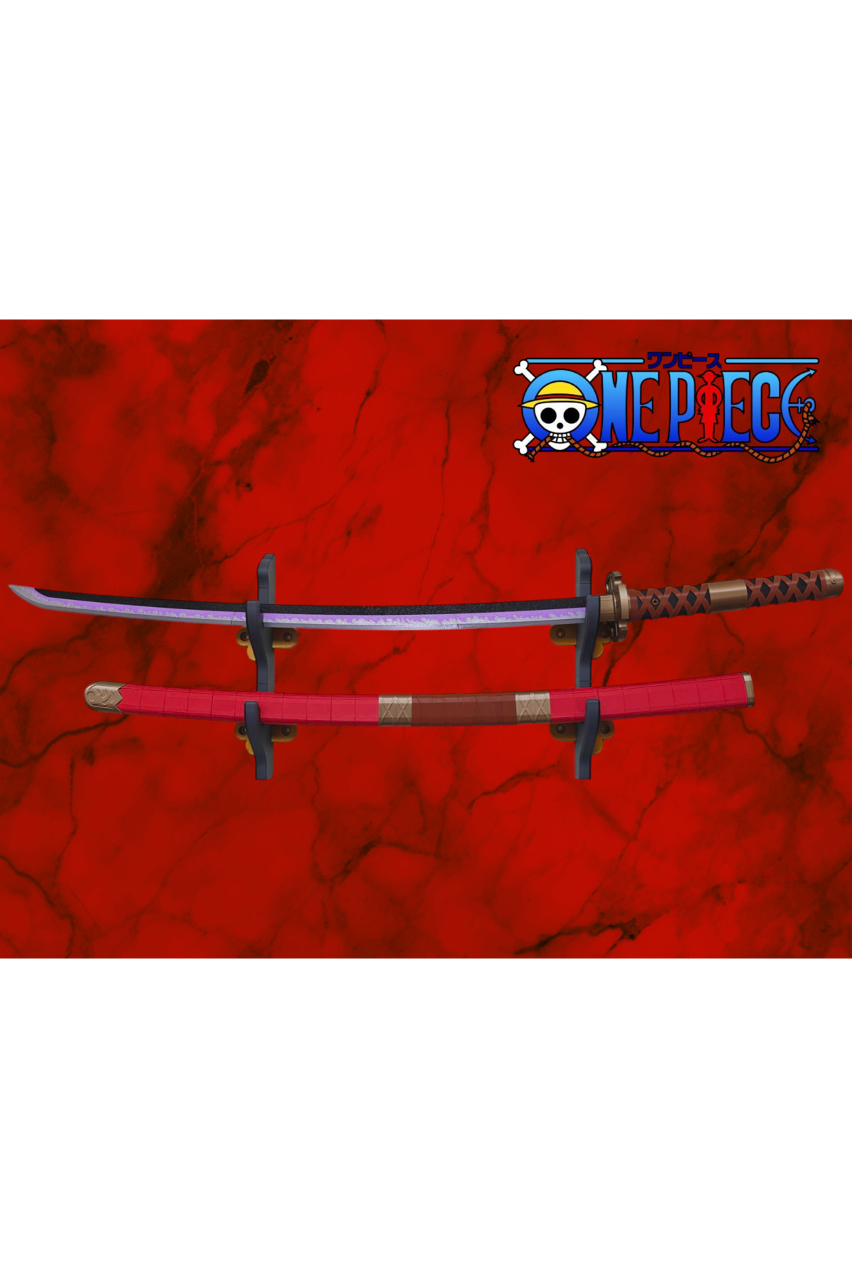 GRAT3D Zoro Sandai Kitetsu Katana 115 cm | One Piece | Sabit Model