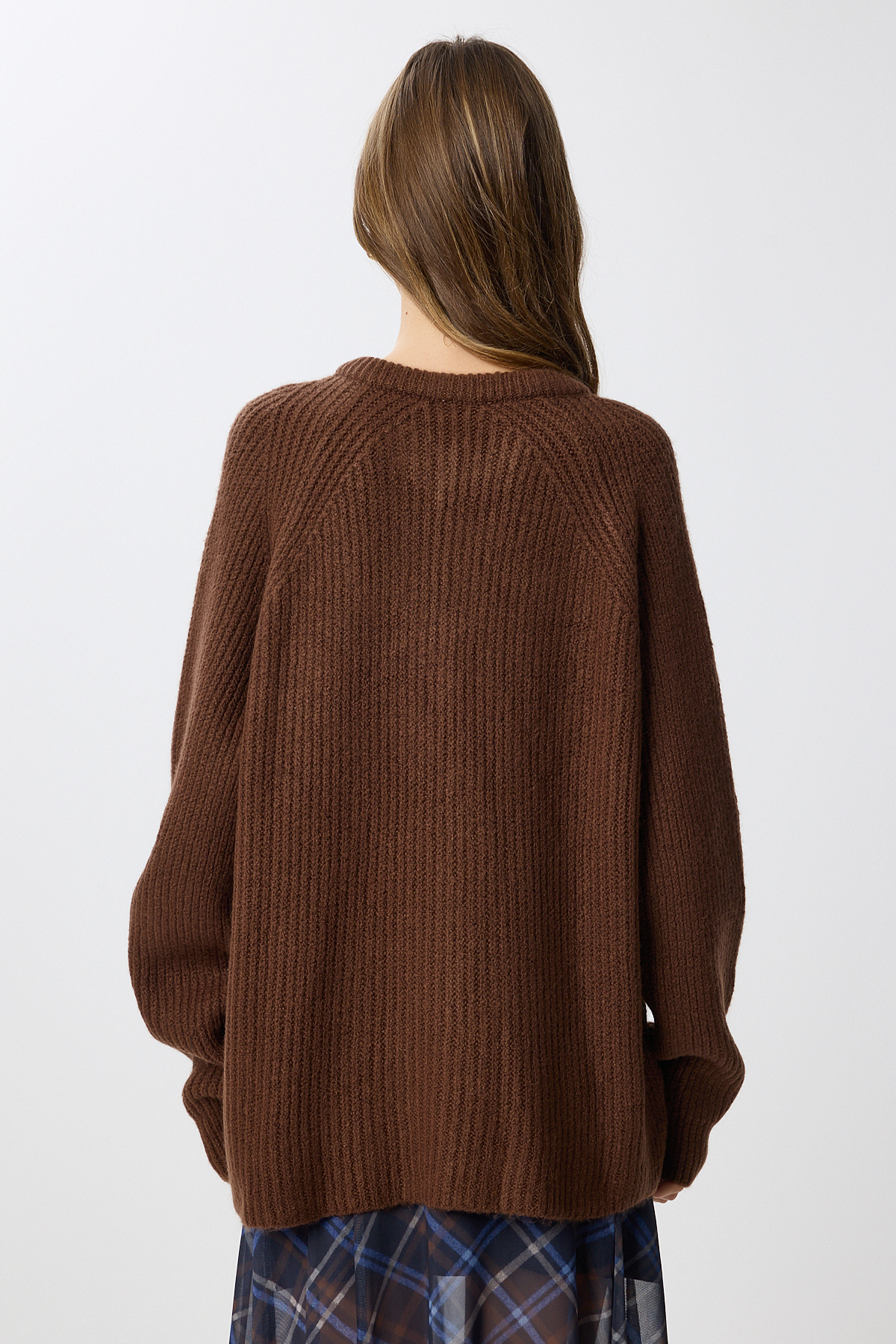 Lovelyİstanbul  Yün Karışımlı Düğmeli Triko Hırka LİY0002 KAHVERENGİ - Görsel 5