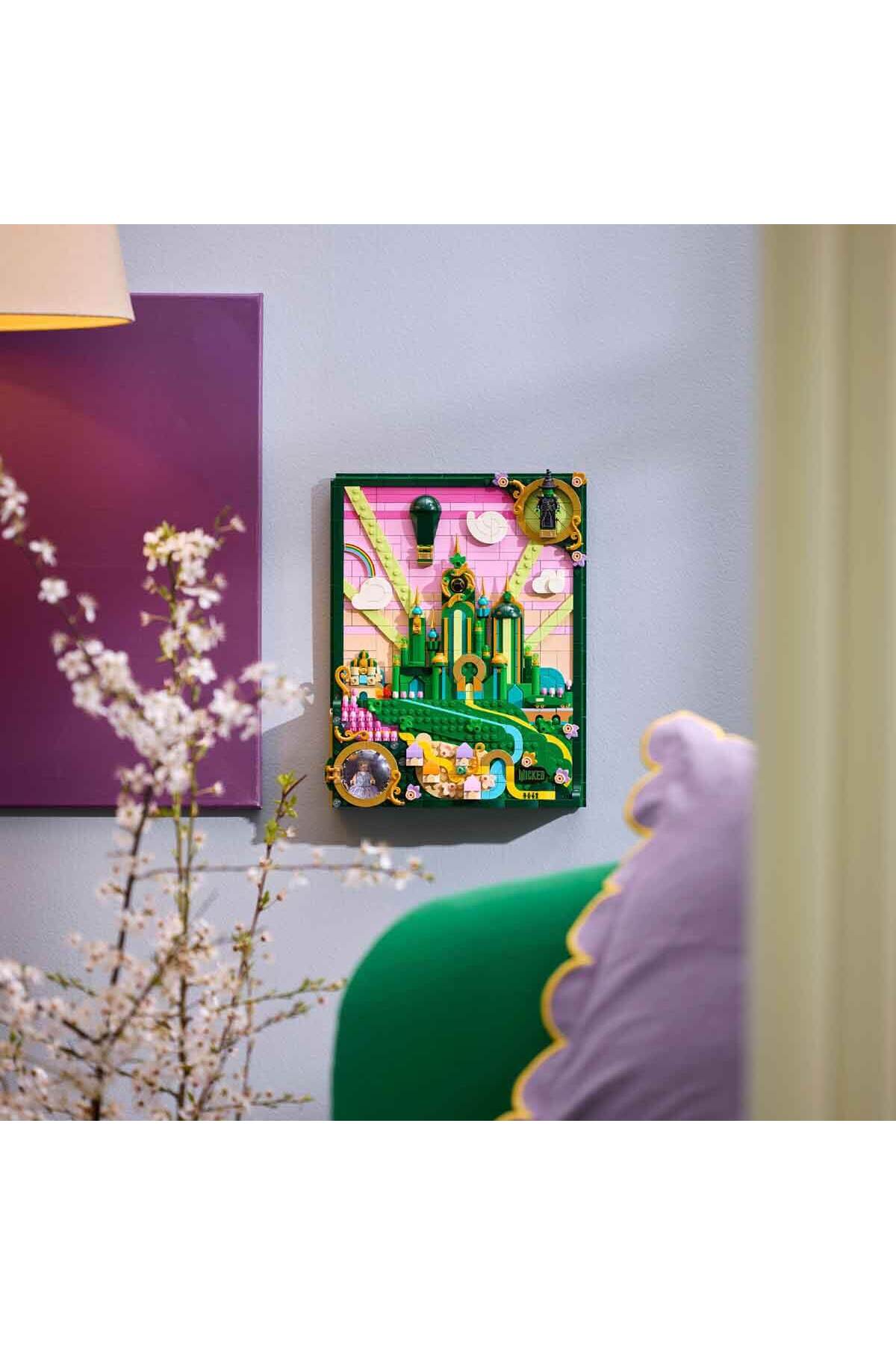 نقاشی دیواری شهر زمردی شوم ۷۵۶۸۵ – کیت مدل ساختمانی تزئینی برای بزرگسالان (۱۵۱۸)