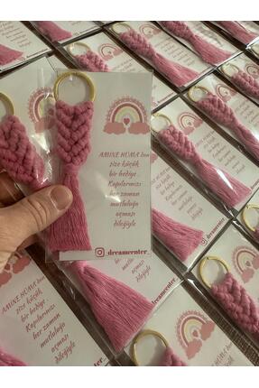 arfu 50'li Makrome Anahtarlık Düğün,nişan,kına,parti,doğum Günü,mevlüt Hatıra...