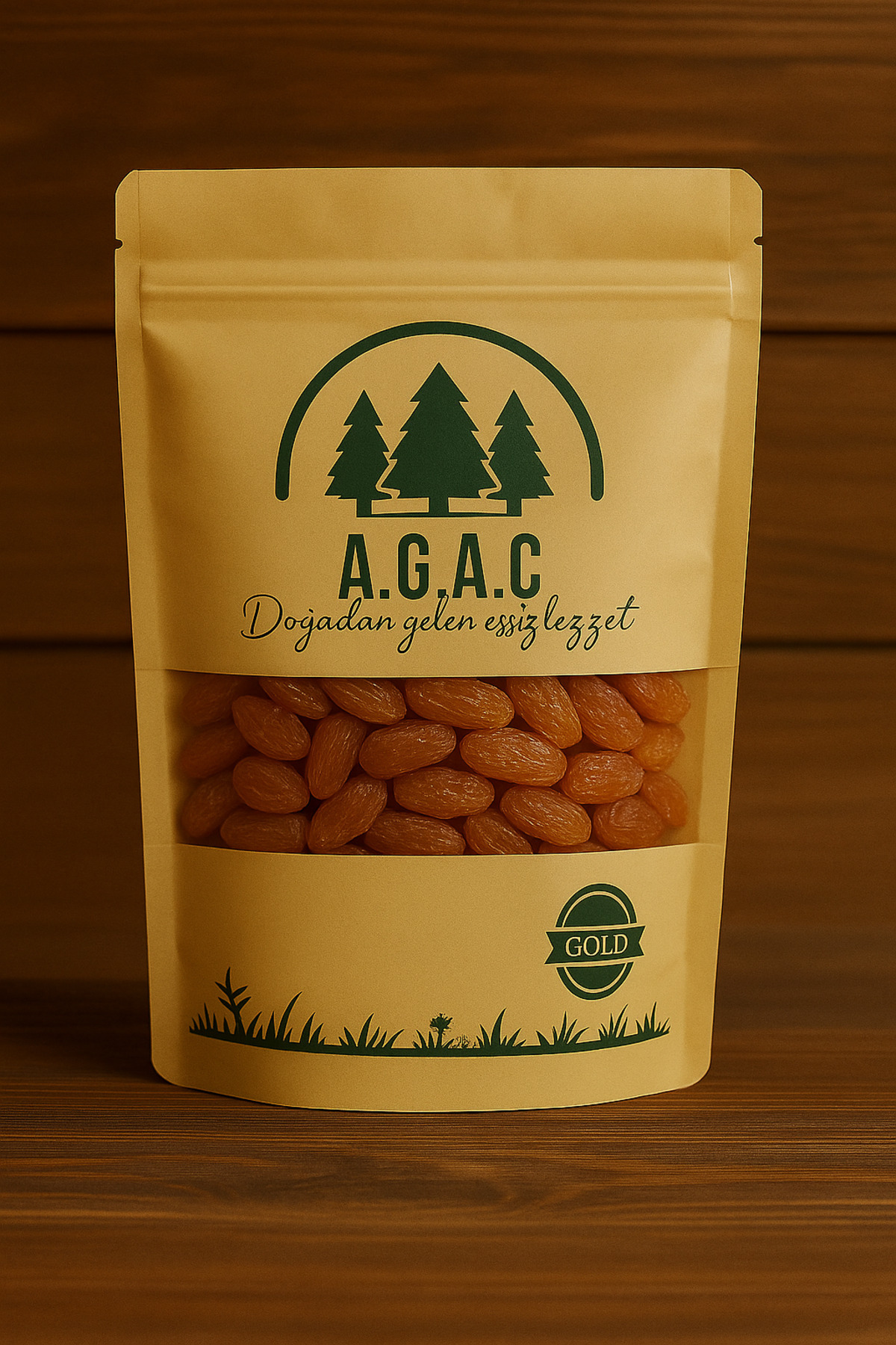 AGAÇ GOLD Kuru Üzüm İzmir 250 gr Doğal Kurutulmuş, Koruyucusuz (Komposto, Hoşaf, Aşure için ideal)