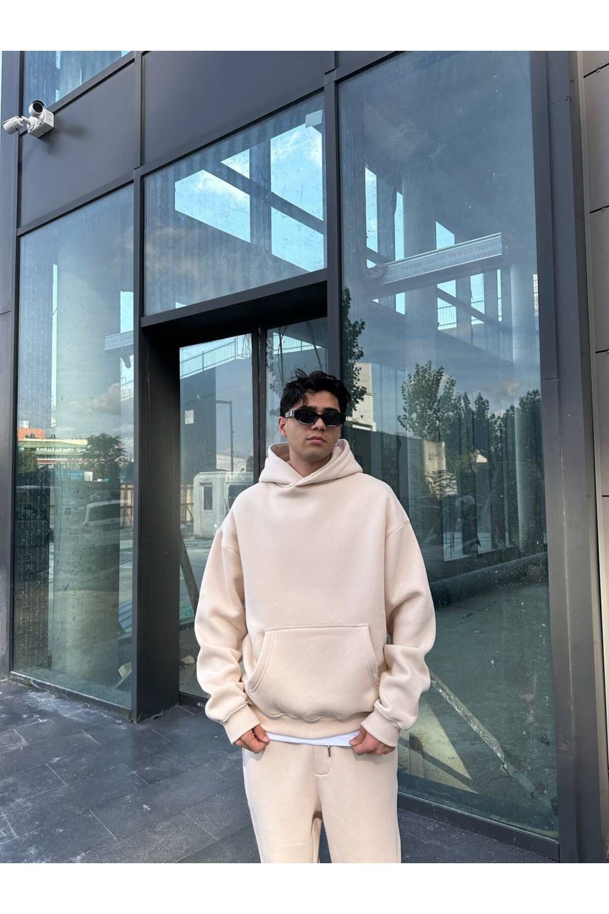 EGEVİA Oversize Kapüşonlu Sweatshirt