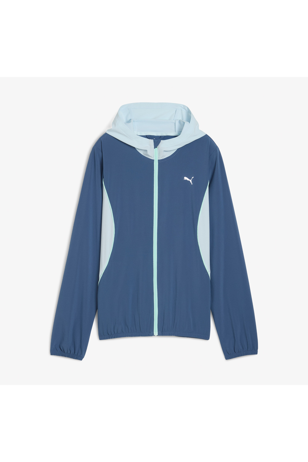 Puma Run Velocity Woven Kadın Lacivert Koşu Ceketi görsel 4