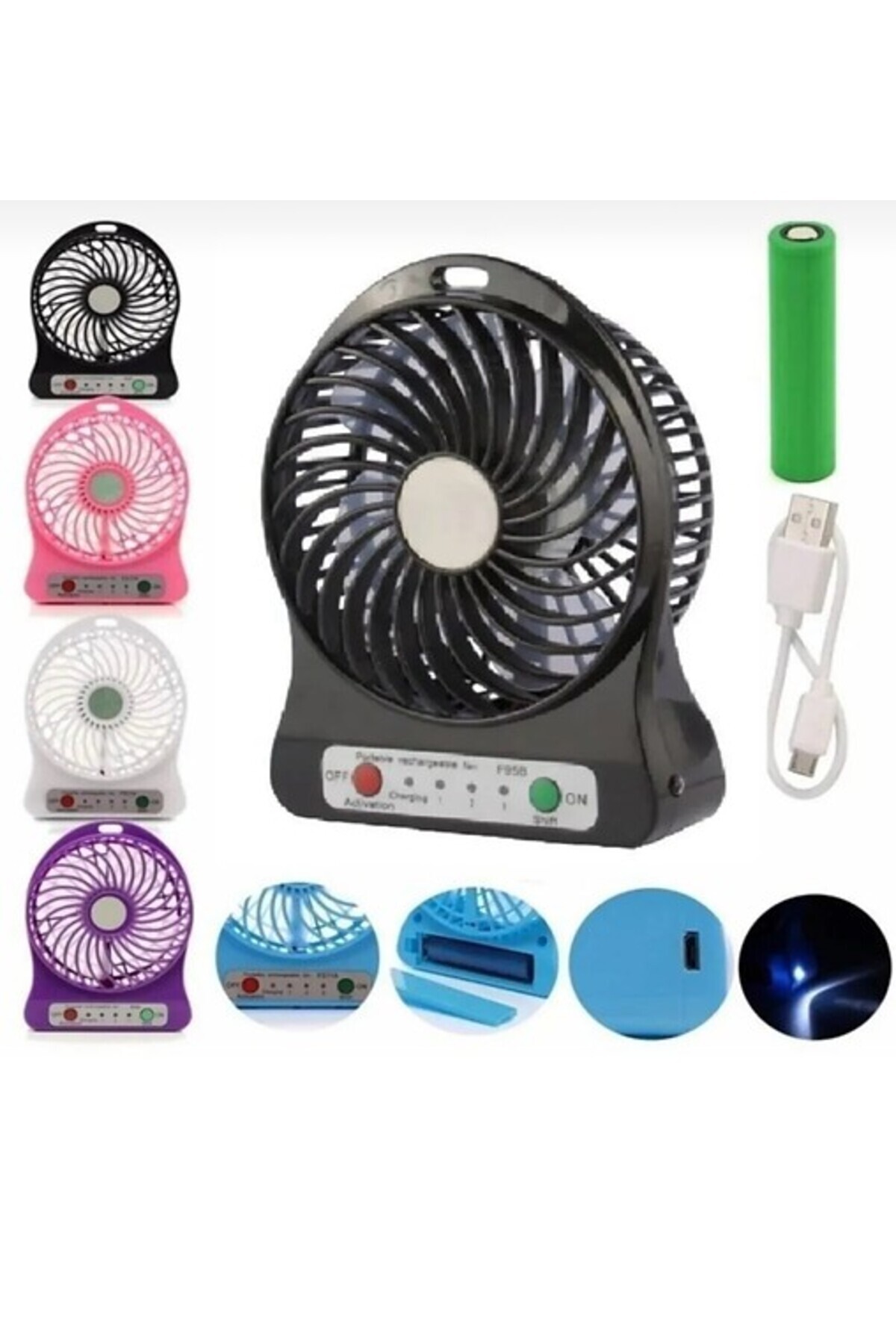 z12concept 3 Kademeli El Araç Fanı