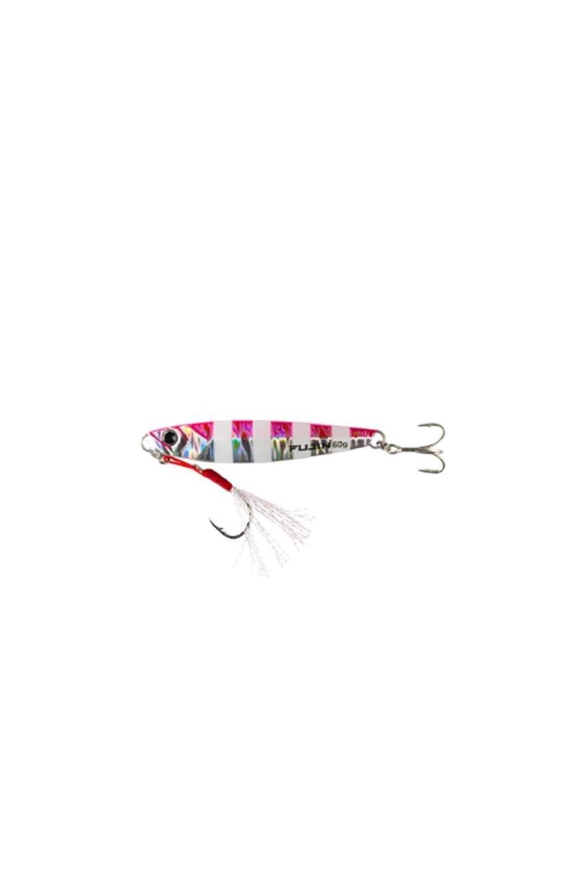 Fujin Jig-X Jigging Jig Yem PİNK ZEBRA GLOW-80 GR