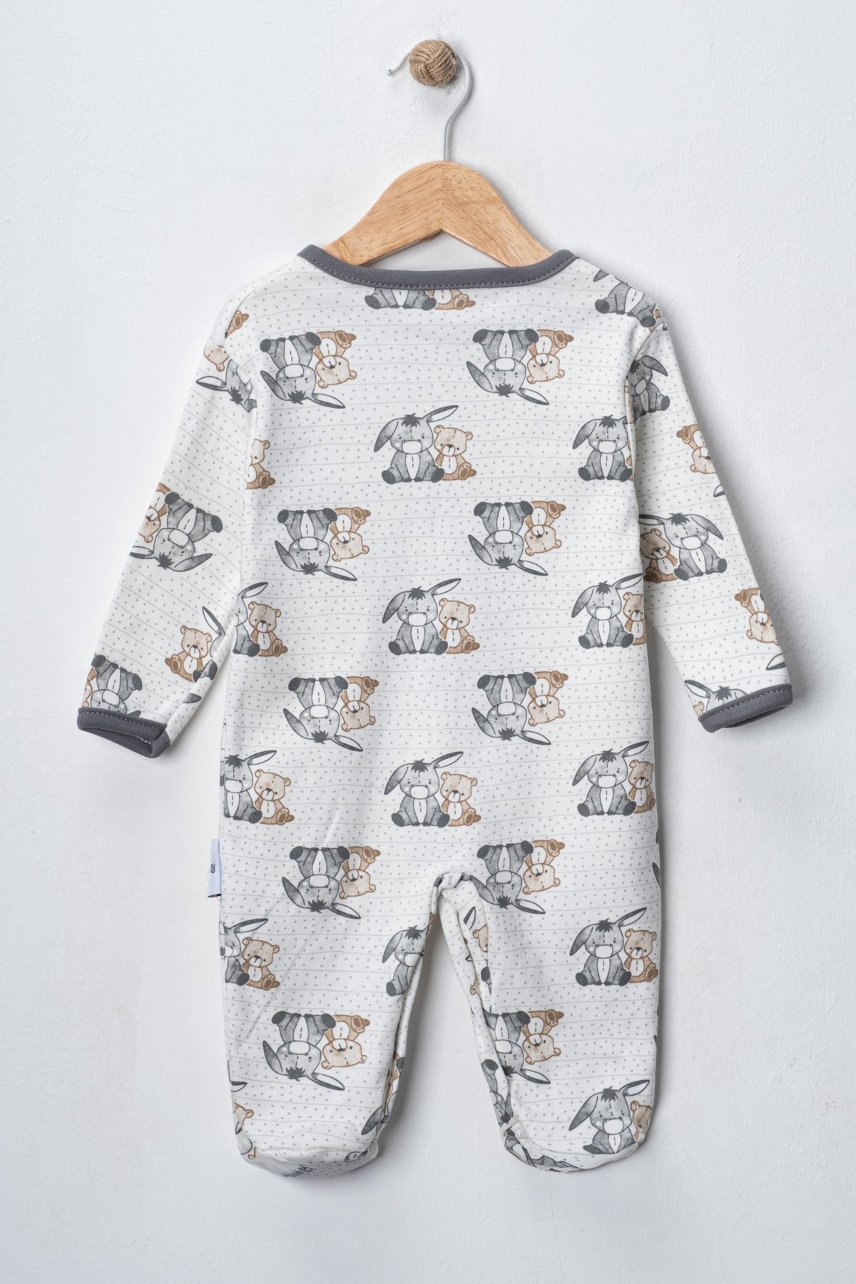 ENİA BABY Bebek Desenli Mevsimlik Pamuklu Yenidoğan 3-6-9 Ay 3’lü Kıyafet Tulum Seti Uyku Tulumu fotoğrafı 3 (önizleme)