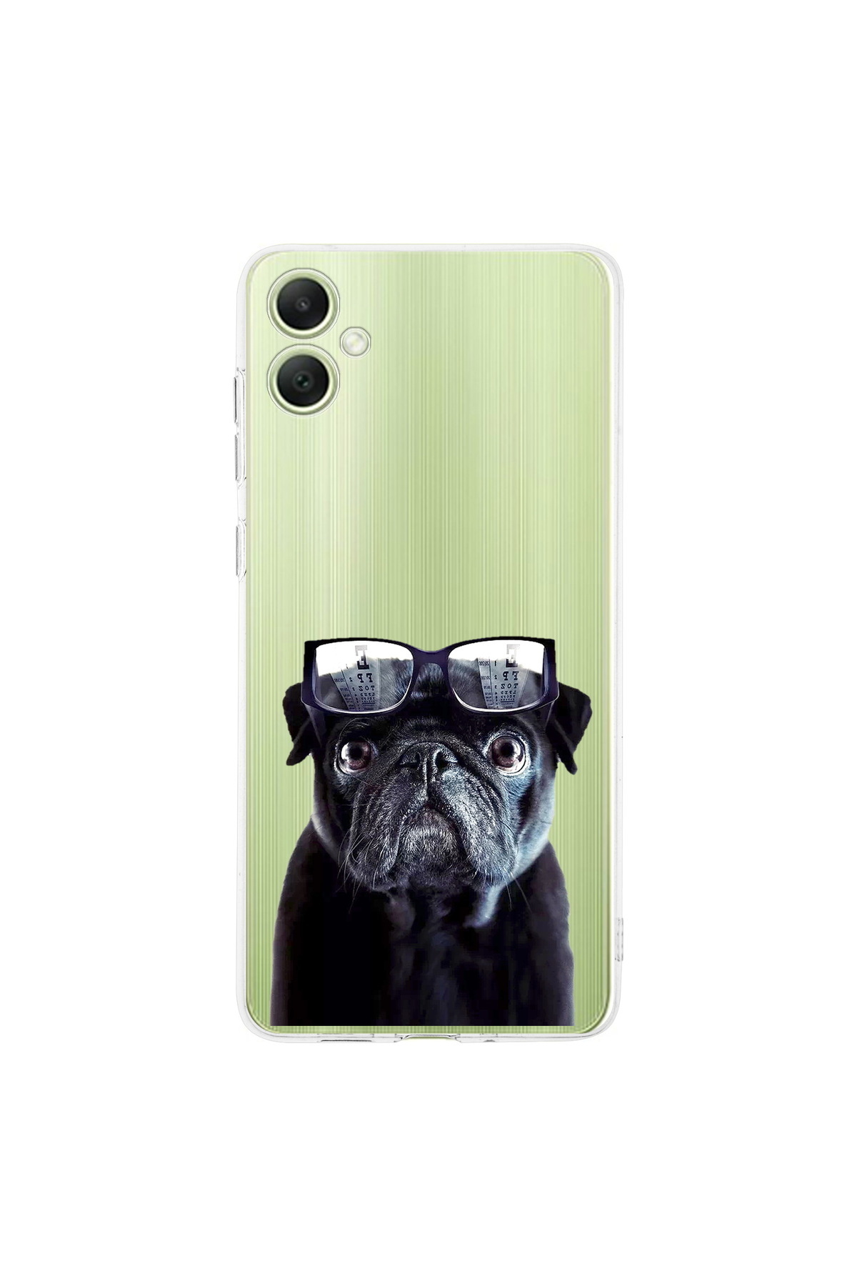 Samsung Galaxy A07 İle Uyumlu Köpek 3 Baskılı Kamera Korumalı Şeffaf Kılıf