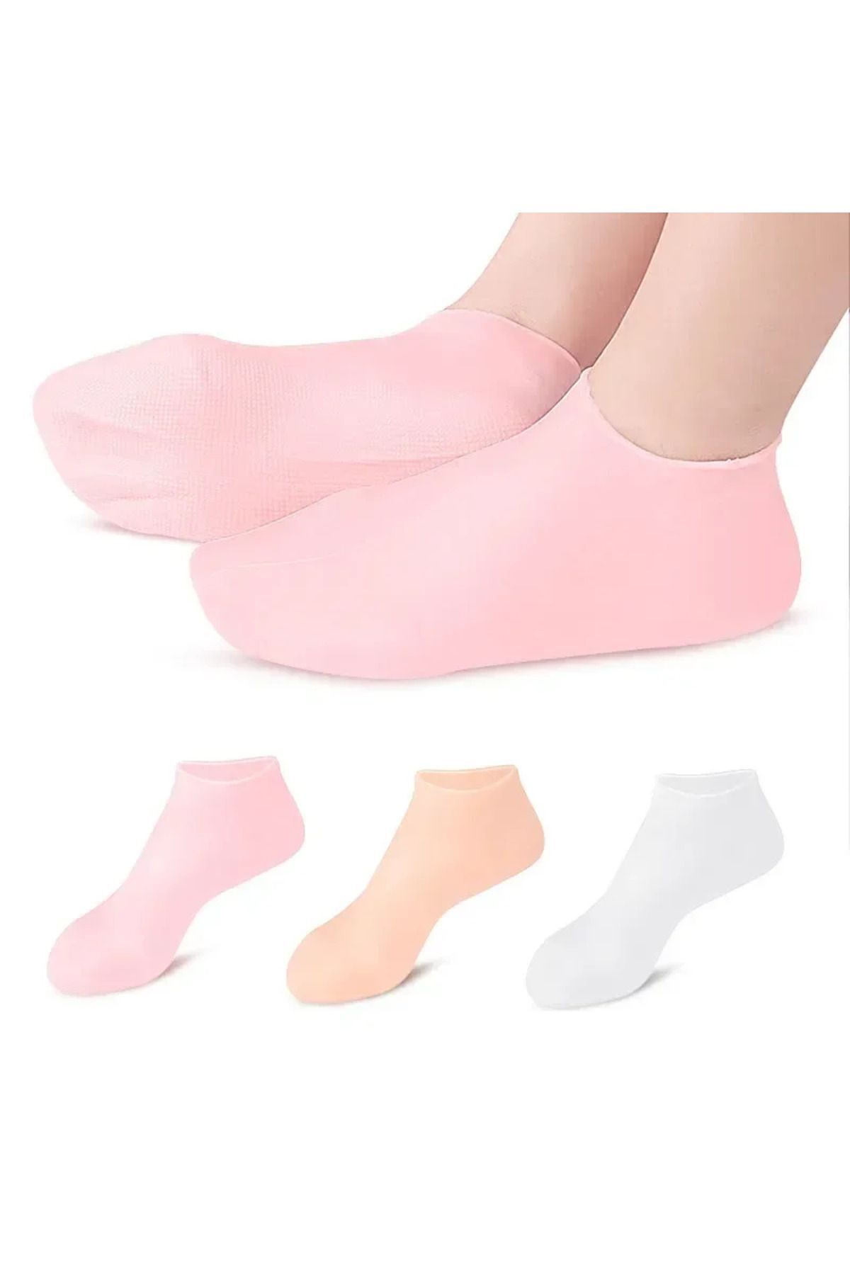 ژل مرطوب‌کننده سیلیکونی اسپای جوراب پاشنه برای مراقبت از پا