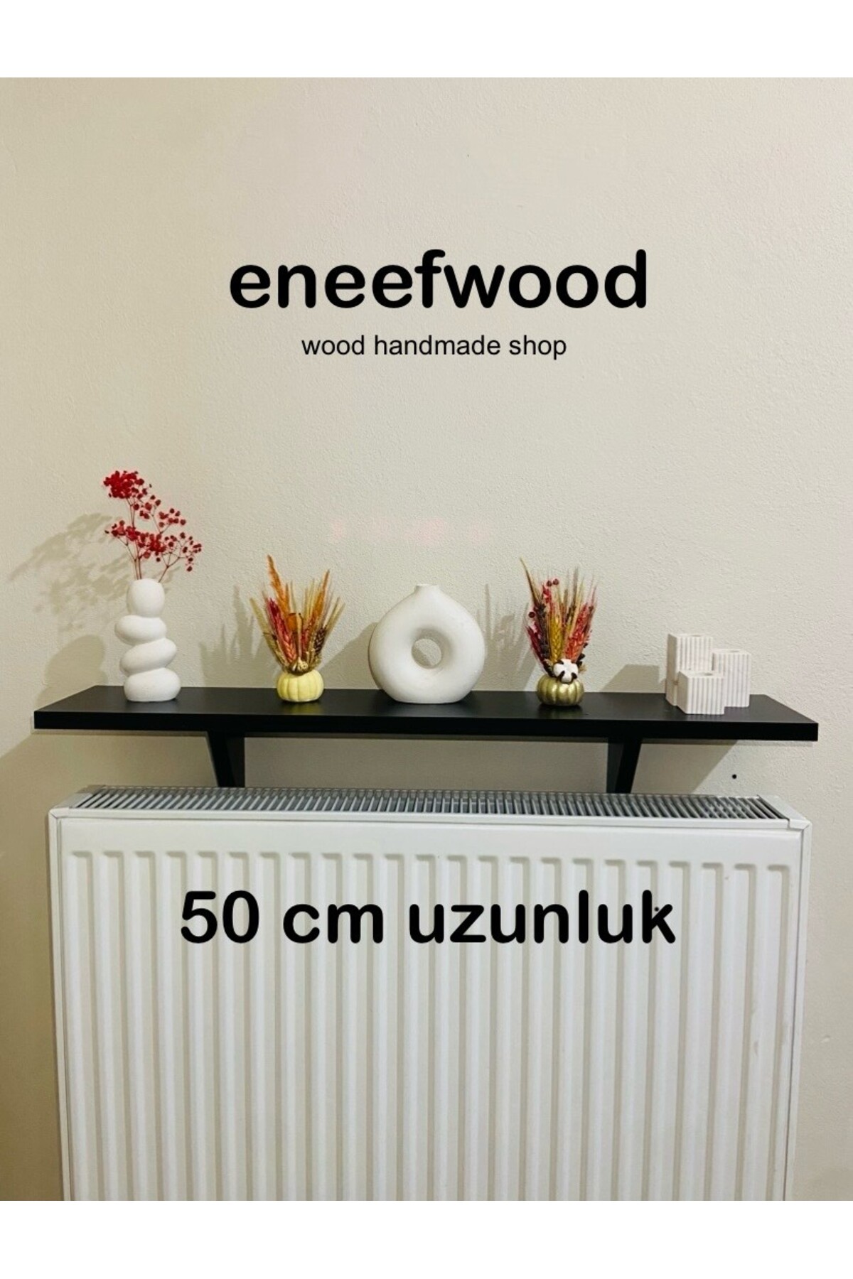 honeycomb top shelf 50x15 matte black dresser