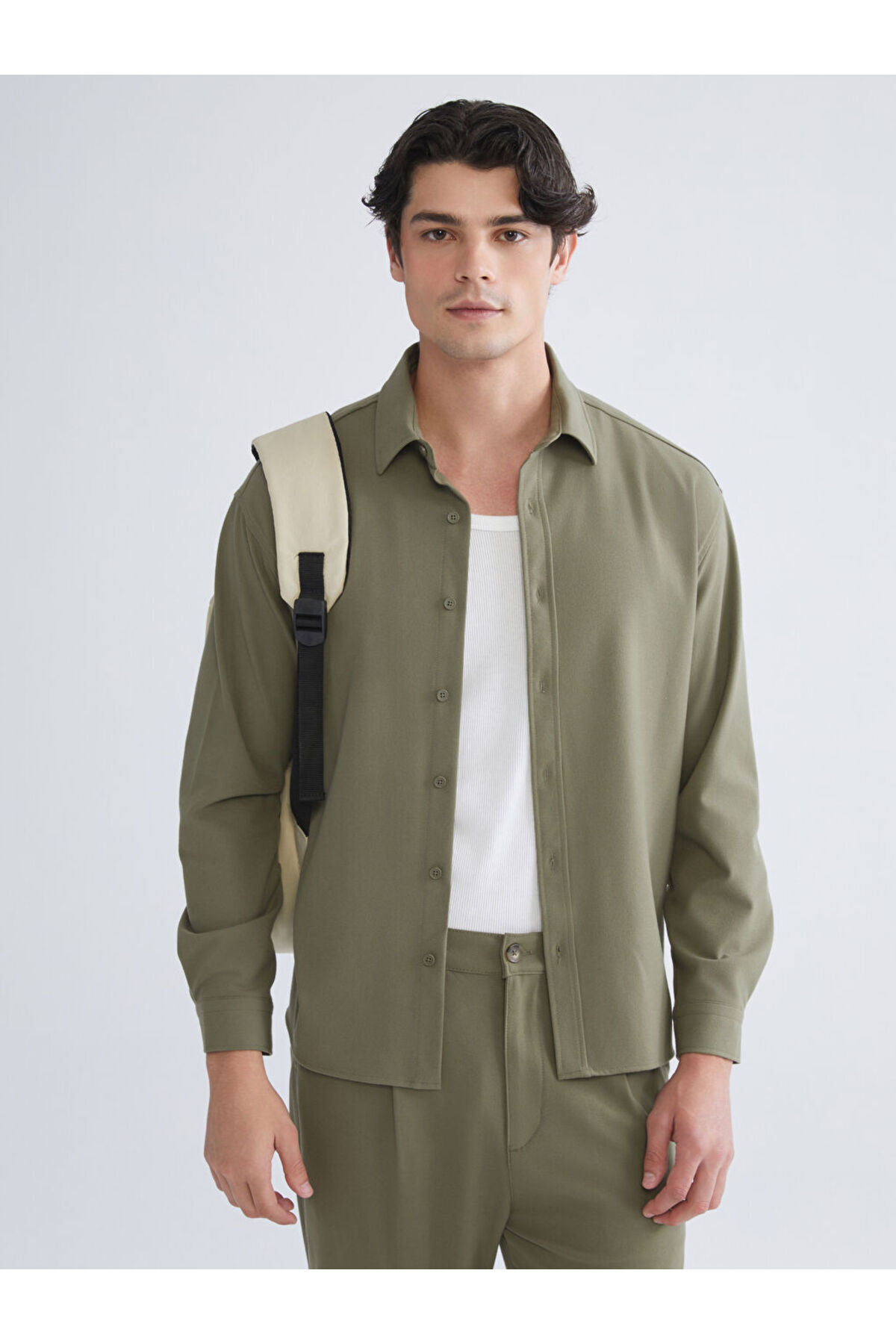 LC Waikiki Stilinizi Bize Bırakın | Regular Fit Uzun Kollu Erkek Gömlek