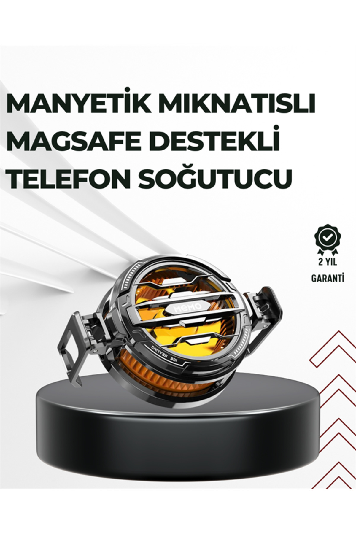 Toptan Bulurum Telefon Soğutucu | LED Işık Efektli | Power Aparatlı | Sessiz ve Taşınabilir Model