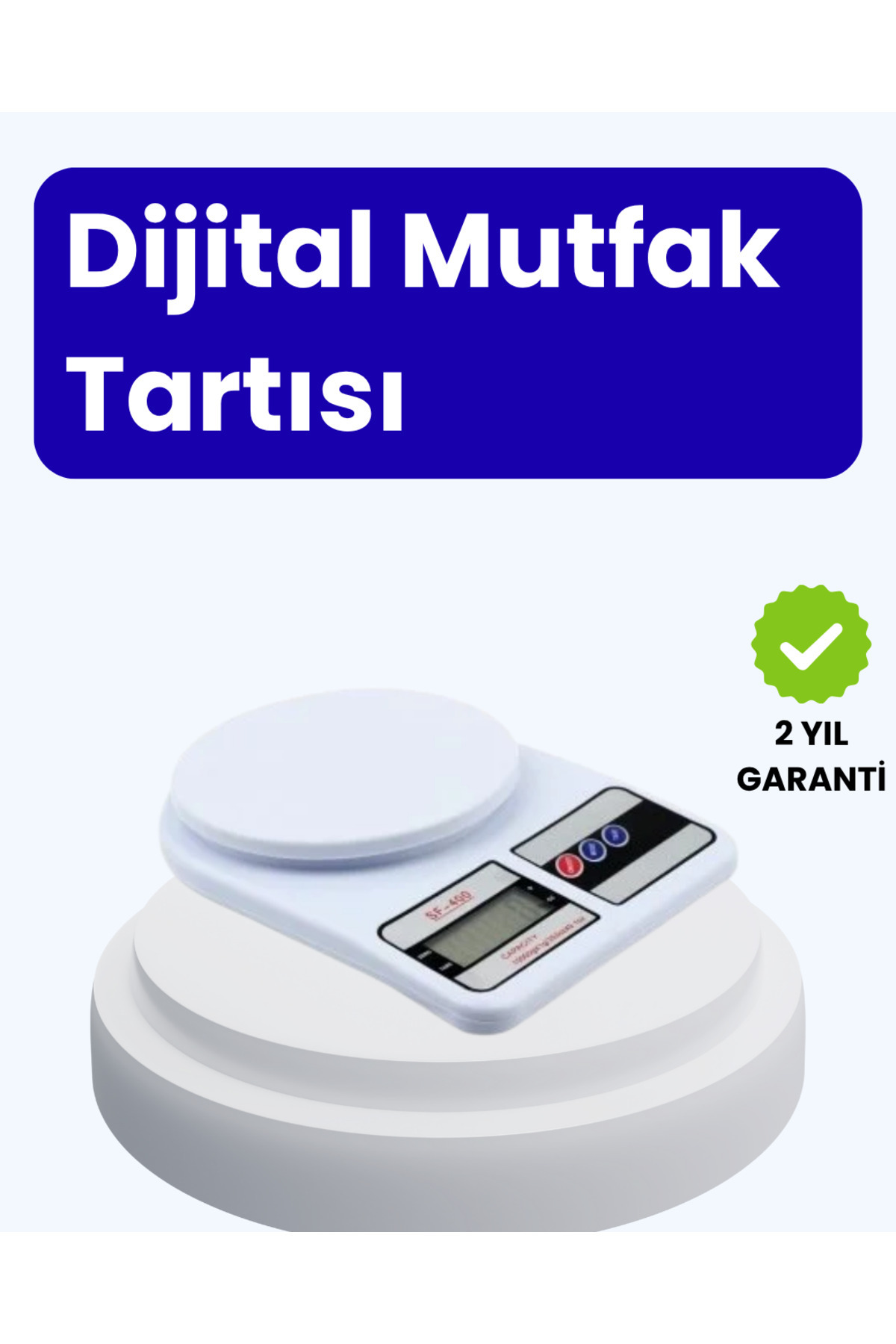 AyrStore Dijital Mutfak Terazisi 10kg Kapasiteli 1g Hassasiyetli