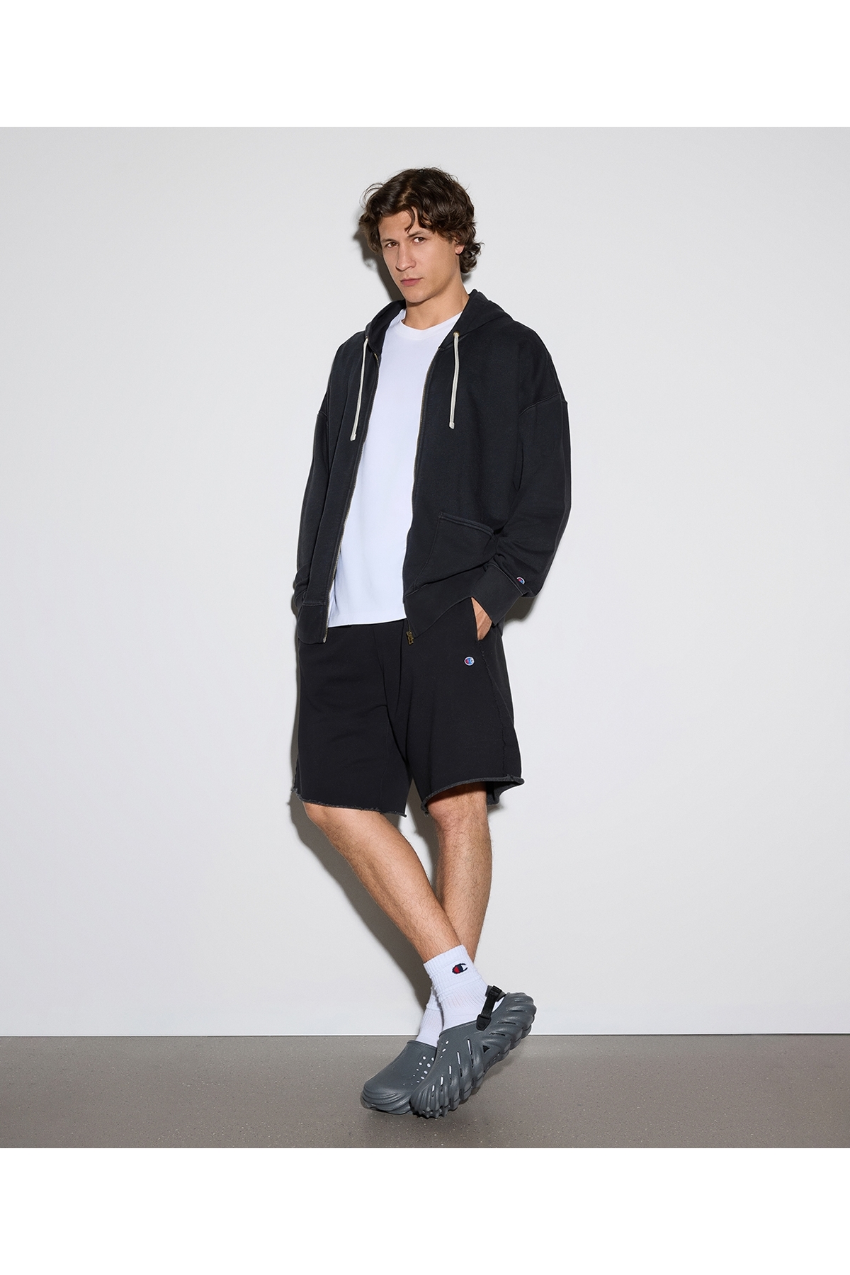 Champion  Time Capsule Shorts Siyah Erkek Şort -220747-KK001 - Görsel 2