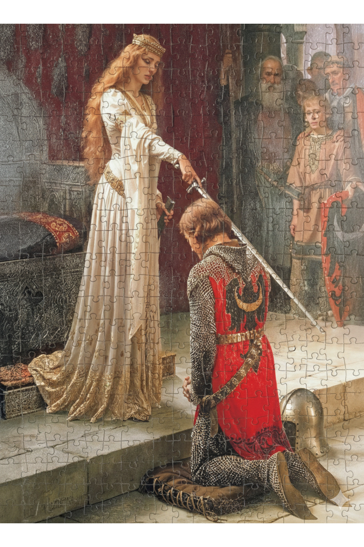 begovart Edmund Blair Leighton The Accolade Onur Töreni 120 Parça