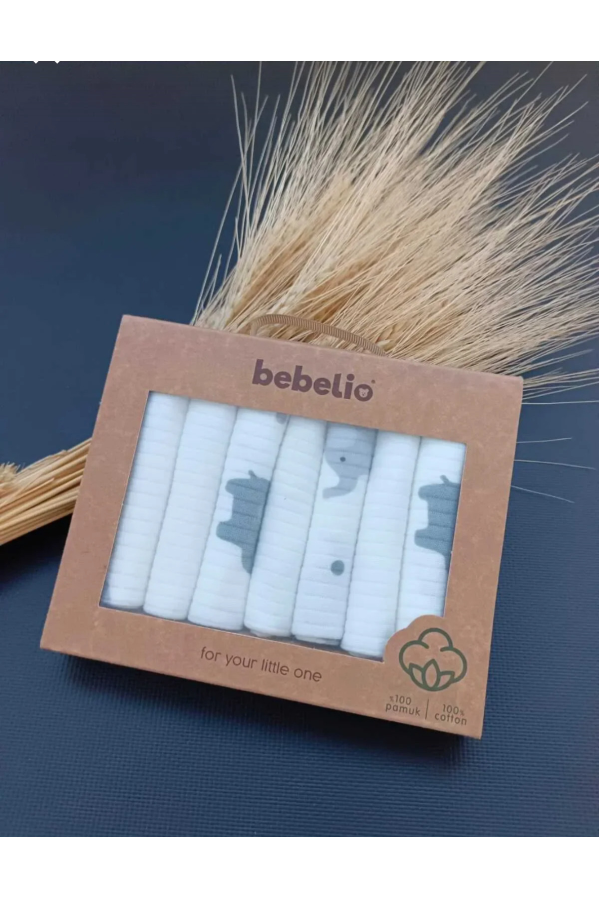 BabyWings BEBEK AĞIZ MENDİLİ %100 PAMUK RAPORLU PENYE