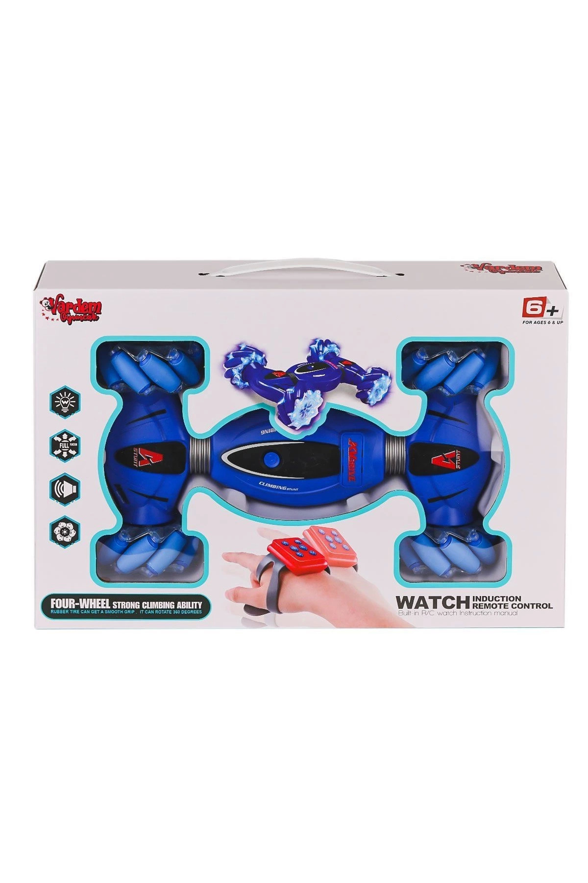 Ronanna BUĞZ RQ2093 Bilekten Kontrollü Işıklı ve Müzikli 4 Teker Tırmanış Aracı -Vardem Oyuncak