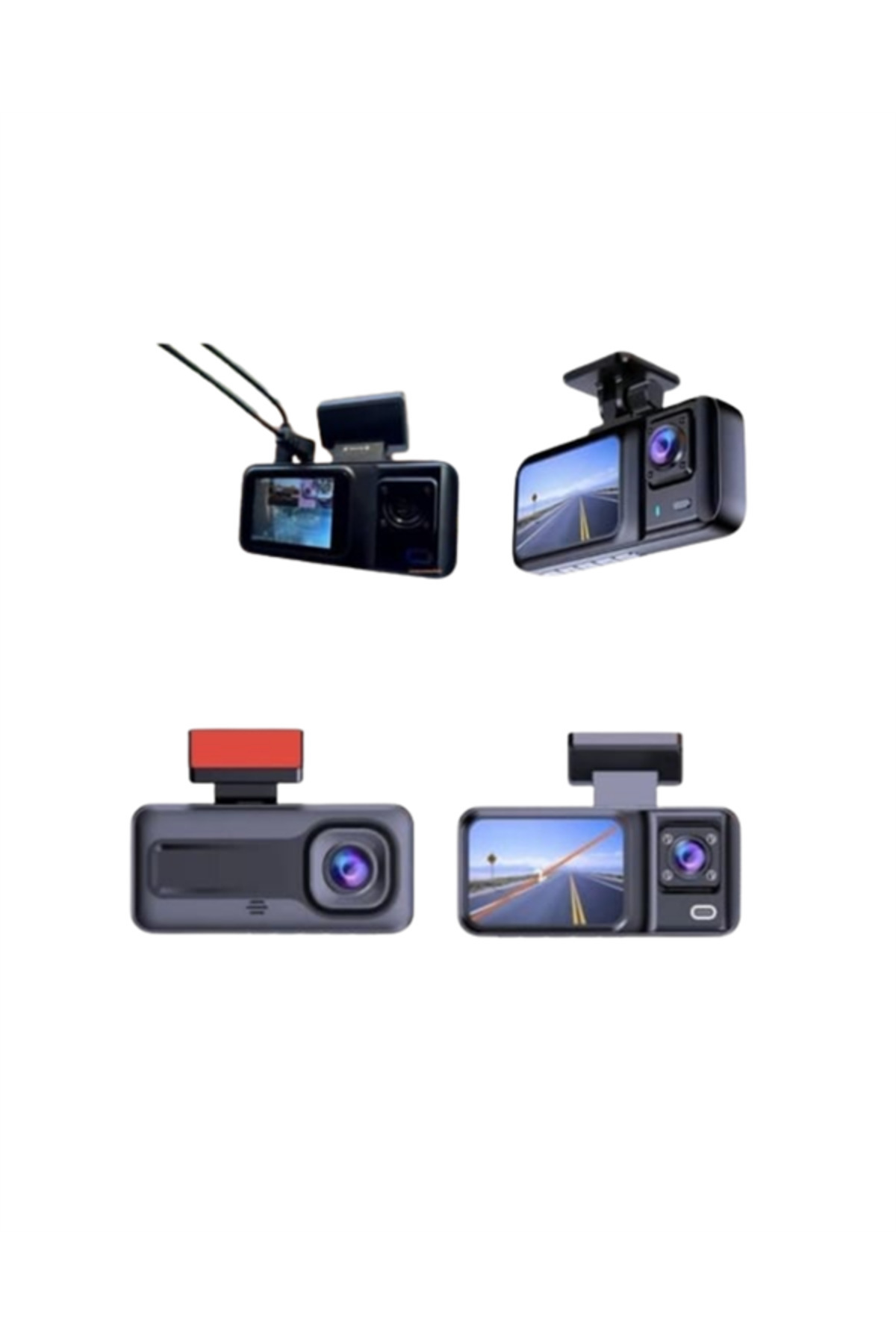 AyrStore Geri Görüş Destekli Full HD Araç Kamerası – Gelişmiş 3 Kameralı Kayıt Çözümü