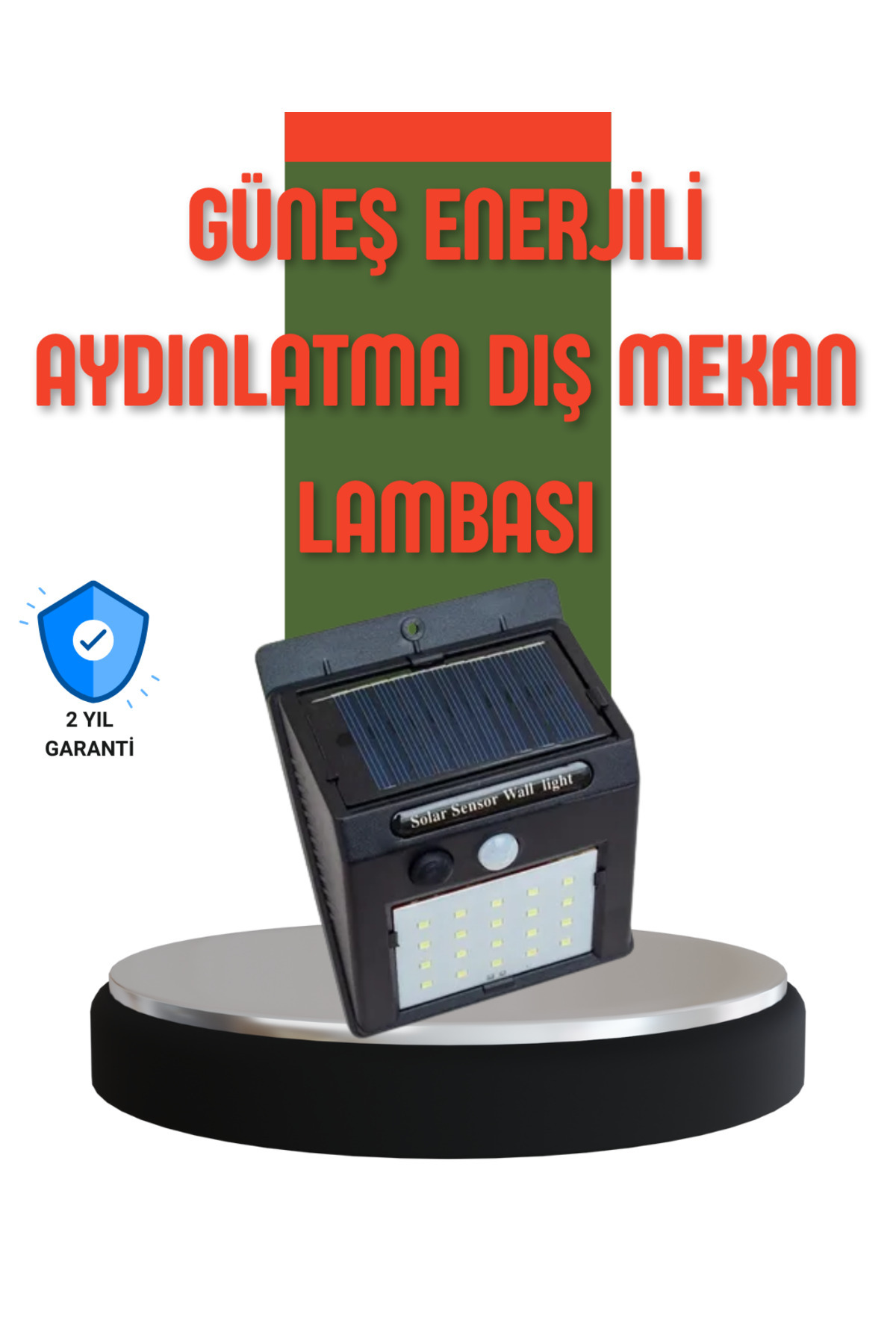 BURCU MODA Hareket Sensörlü Güneş Enerjili Dış Mekan LED Lamba 100/144 LED
