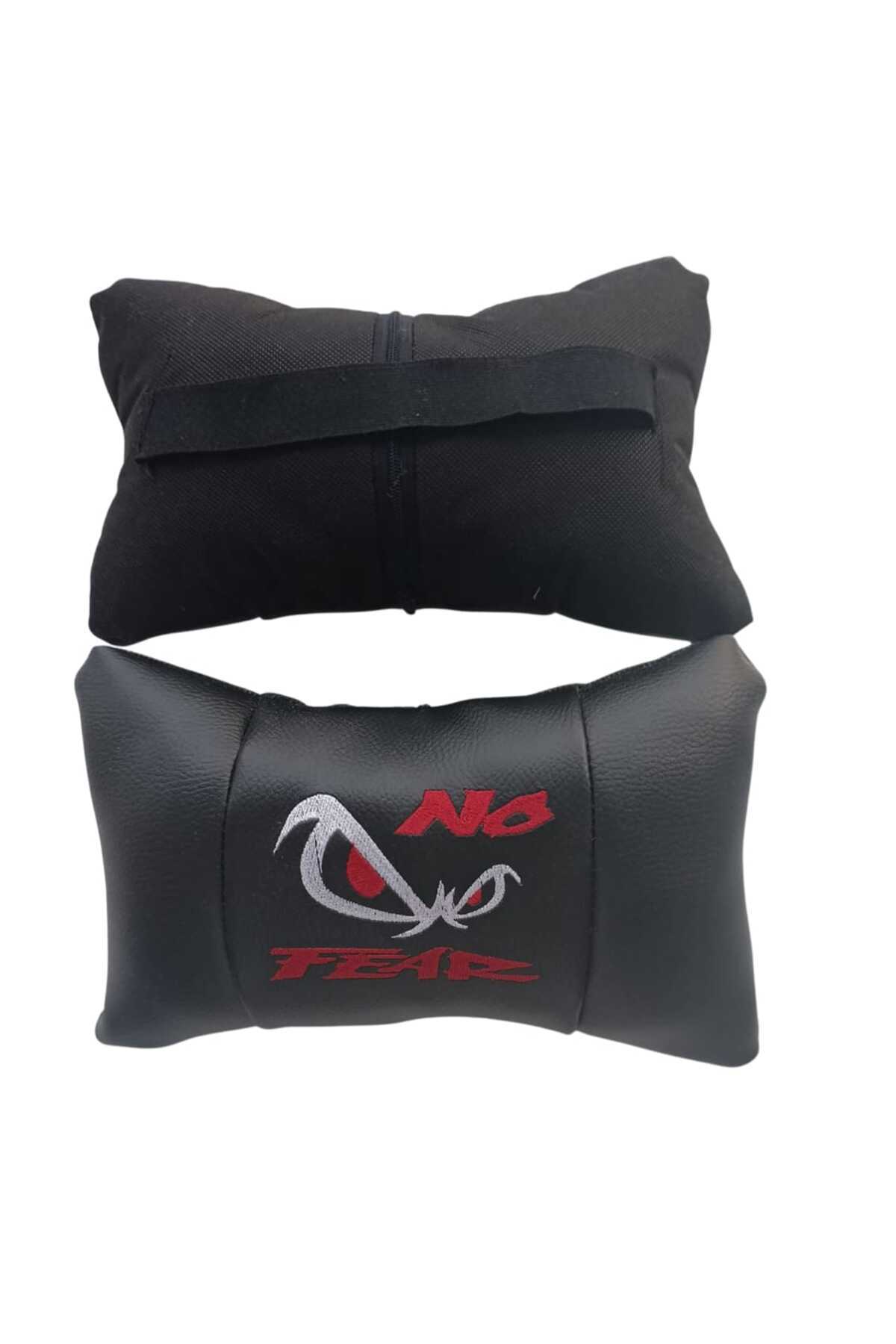 Autosar No fear kırmızı göz Oto boyun yastığı