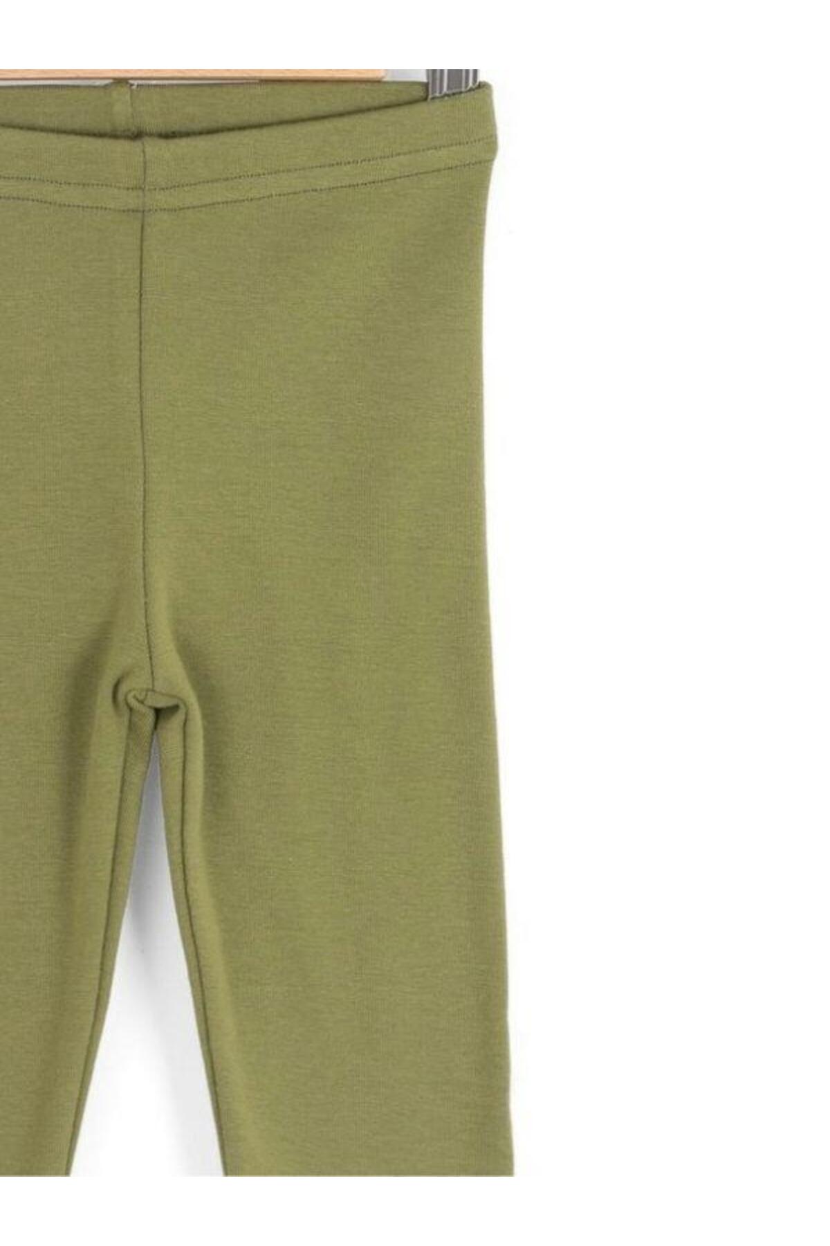 Zekids Kız Bebek Pamuklu Yüksek Bel Tayt fotoğrafı 7 (önizleme)