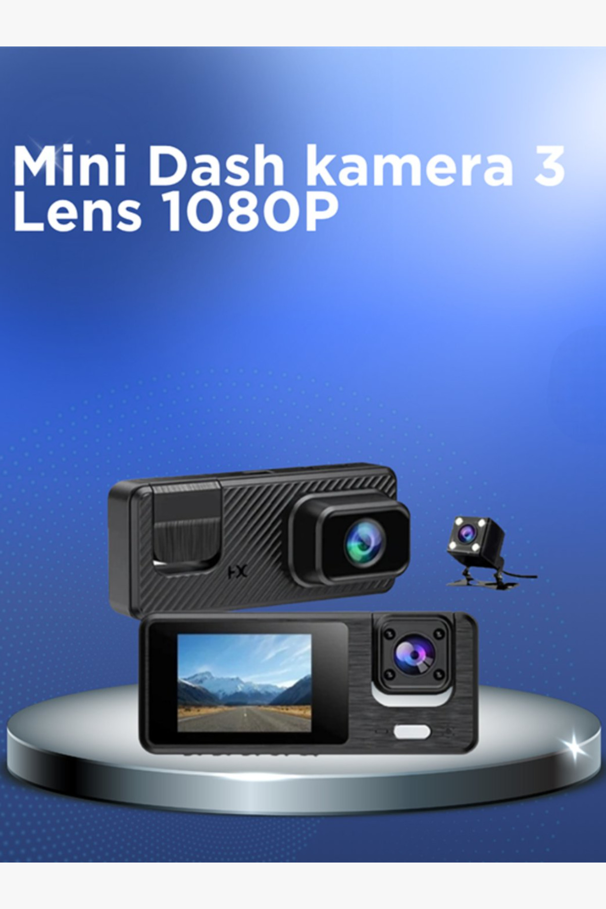 Blic Full HD BlackBOX DVR Araç Kamerası | Gece Görüşlü, Loop Recording, G-Sensörlü TRY99093