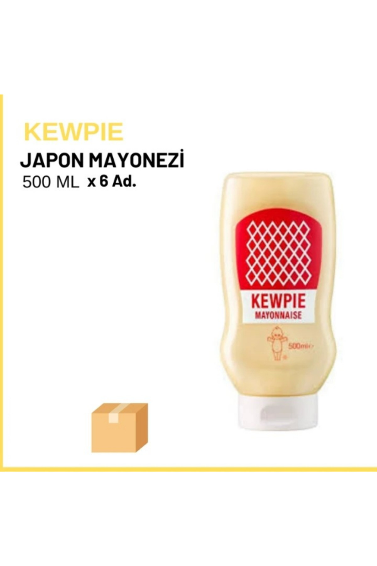 KEWPIE Japon Mayonezi 500 Ml x6
