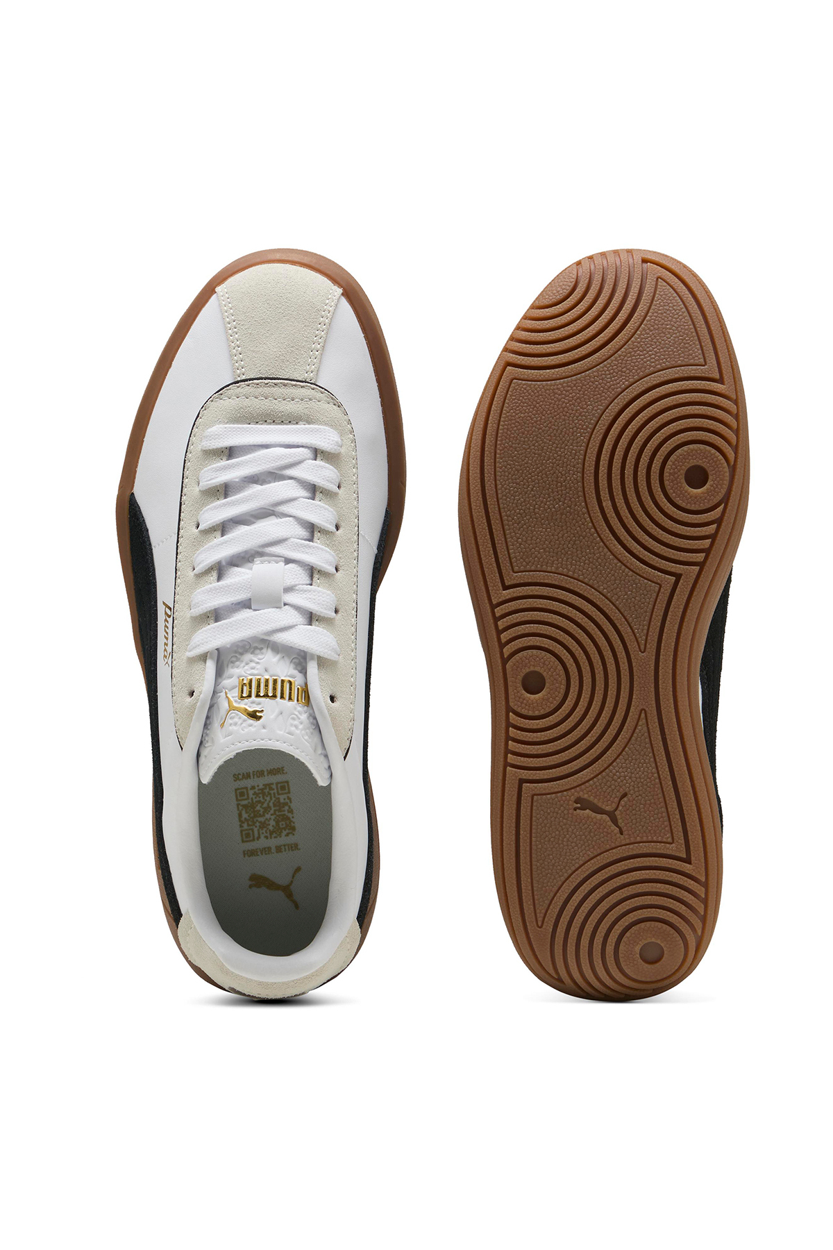 Puma Club Klassika Kadın Beyaz Sneaker Ayakkabı 40036401 görsel 3