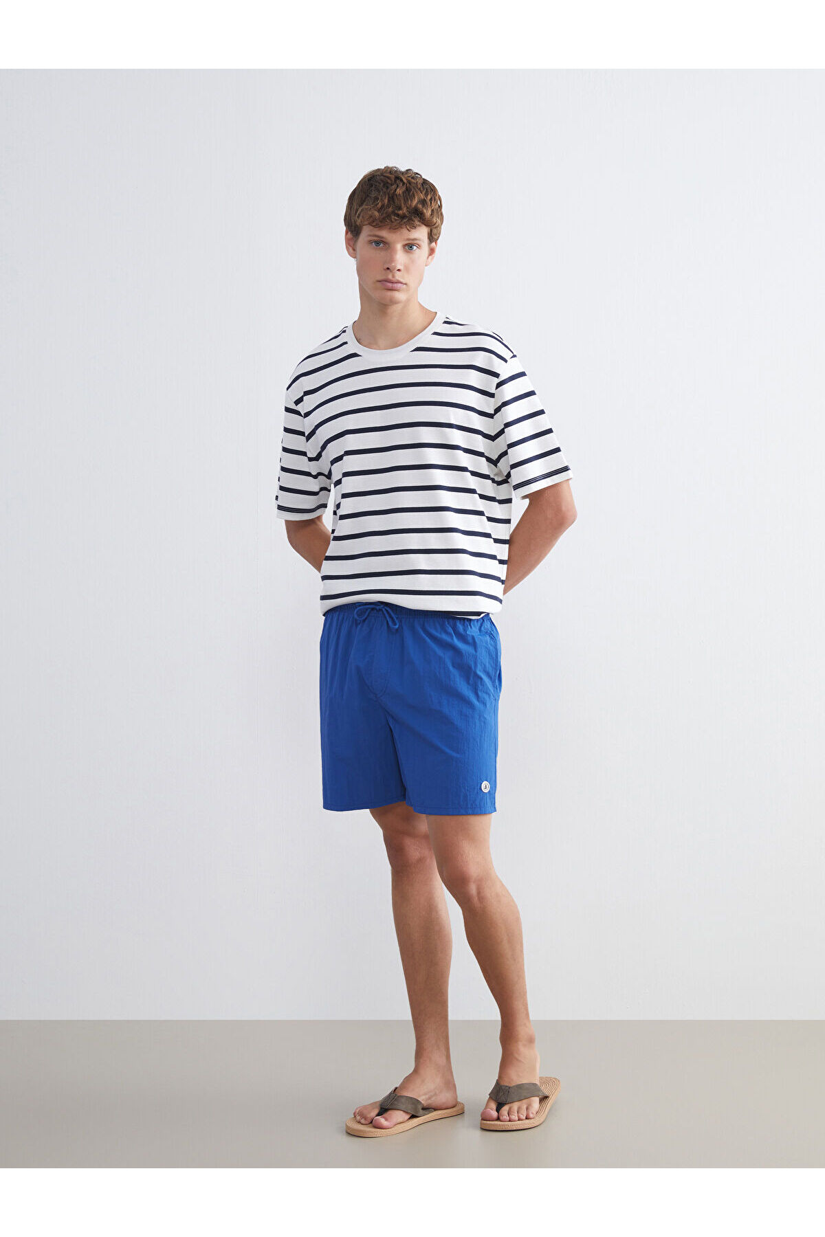 LC Waikiki New Season Short Length Patterned Men's Sea Shorts - S55908Z8