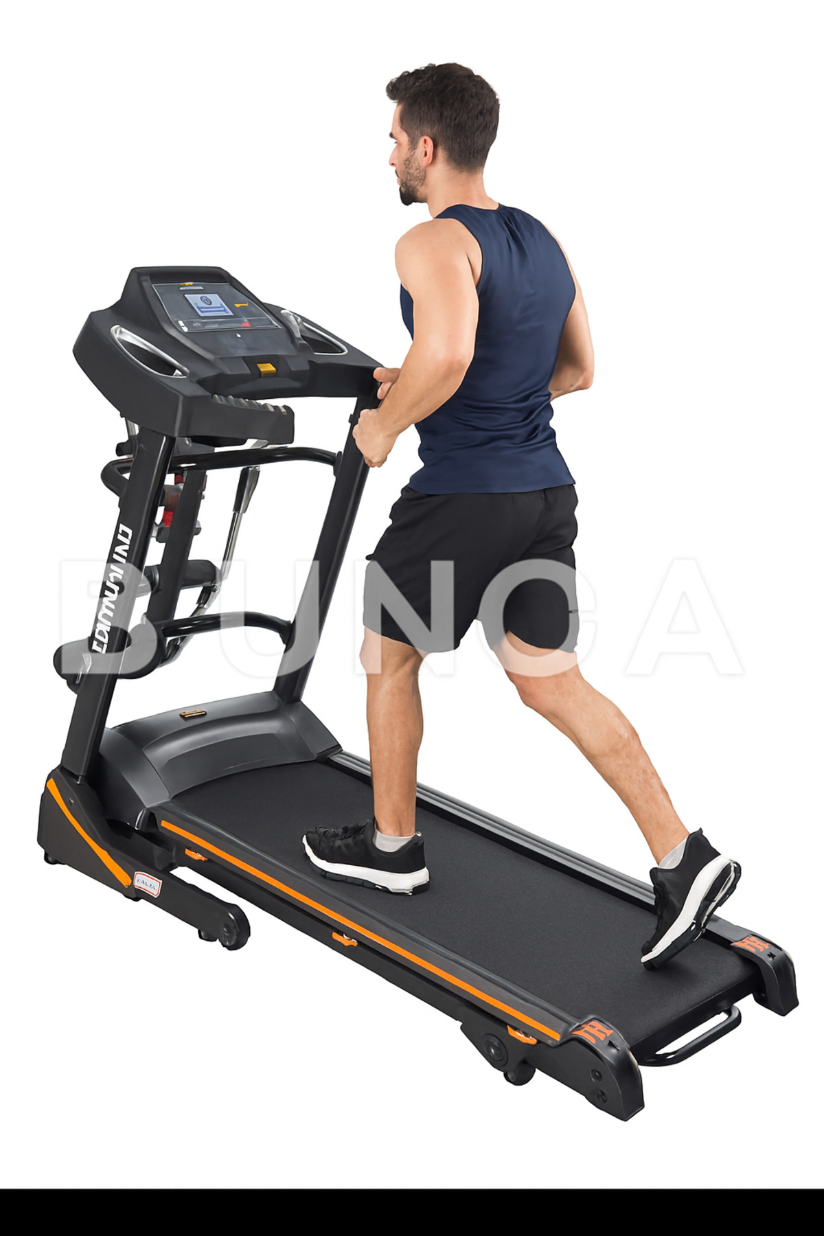 سير كهربائي مع مساج للخصر ومحرك 2 حصان، مساحة جري 42*120 سم,3 مستويات انحدار،يتحمل 120كجم, 5050D