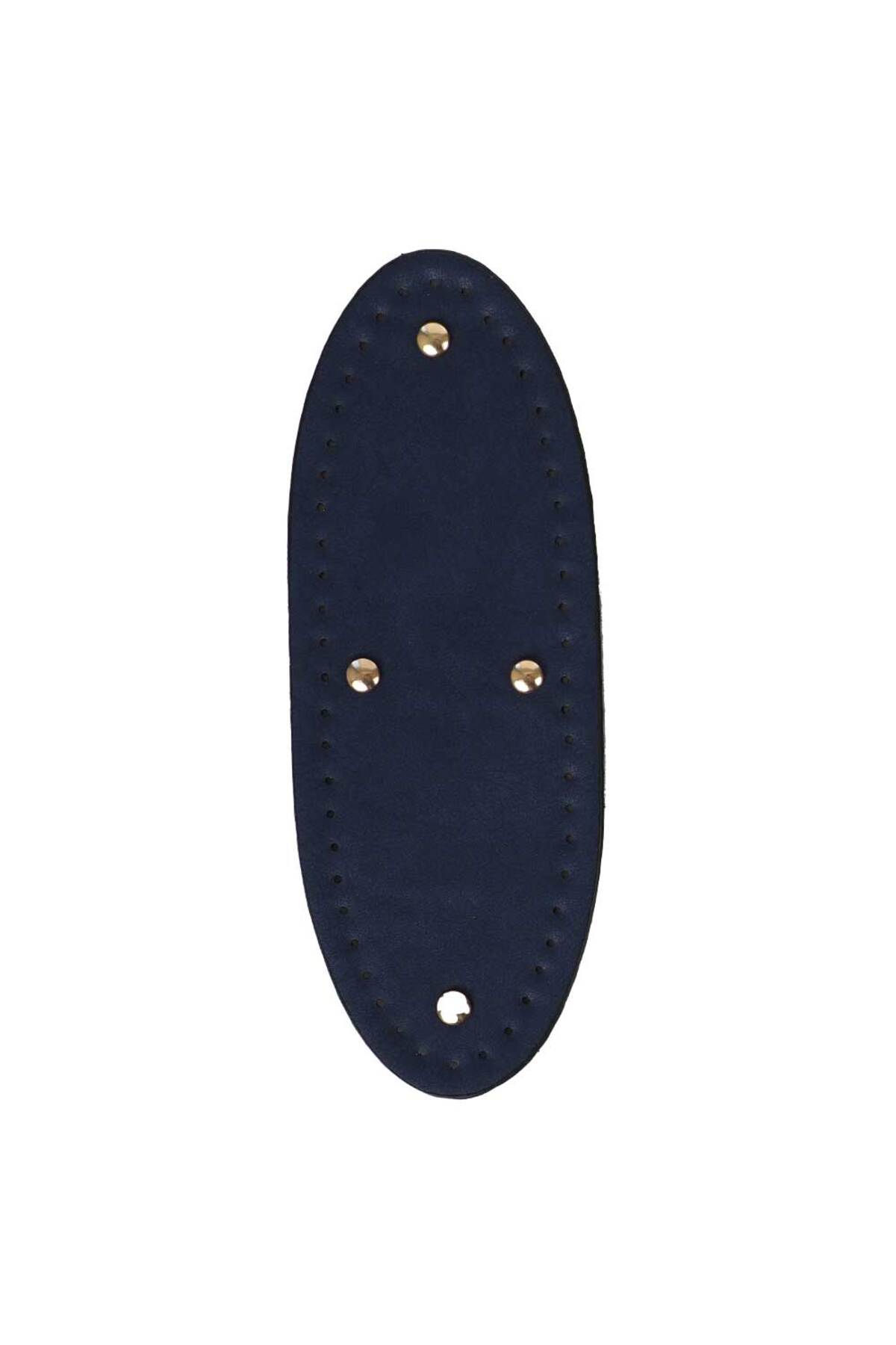 Ritzz Premium Suni Deri Tam Oval Çanta Tabanı 24x9 CM - Taba