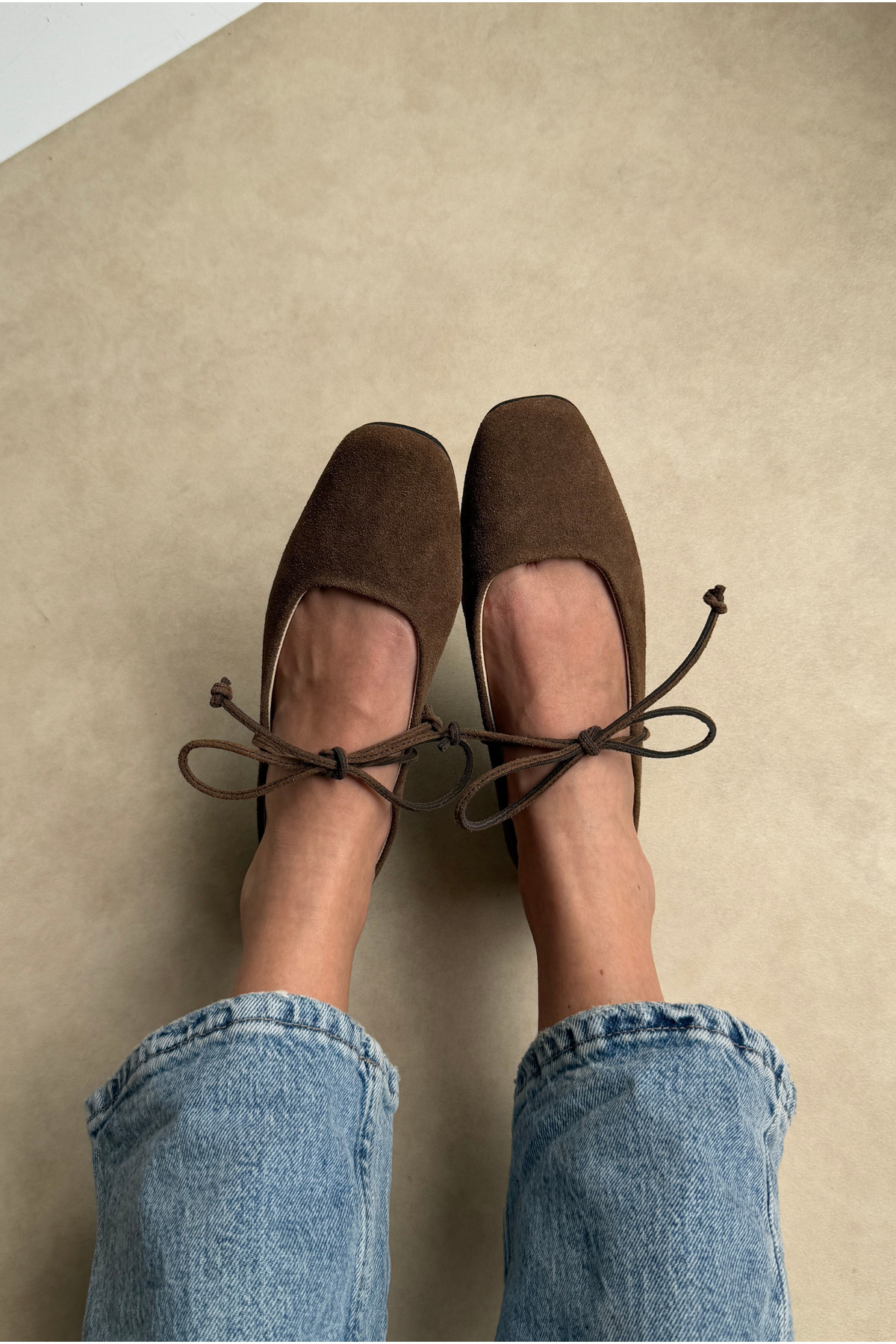 Mupa Shoes Kadın Babet ACI KAHVE SÜET görsel 5