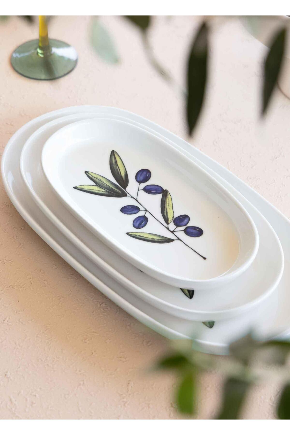 Olivos Oval Service 4 pieces 21 cm