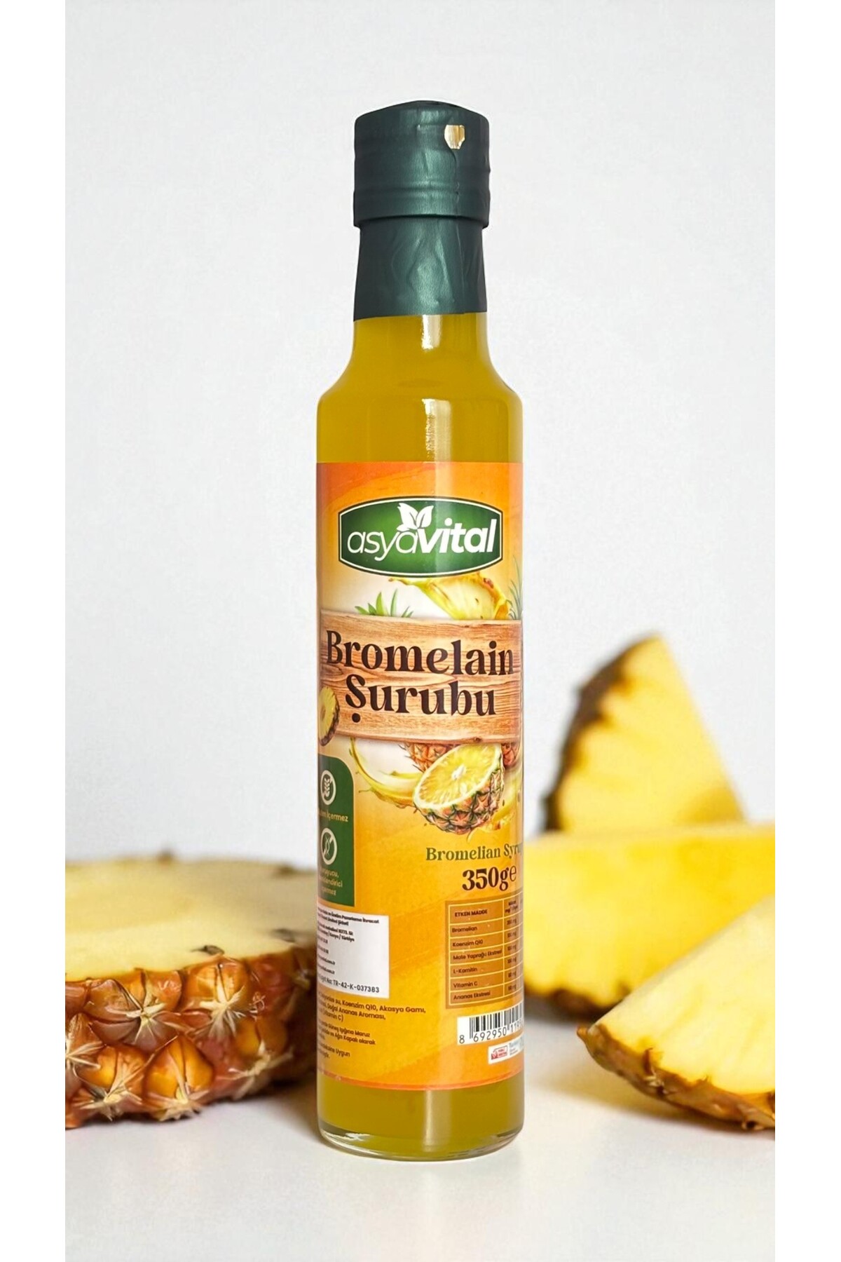 asyavital Bromelain Ananas İçeren Detoks Şurubu 350g - Fiyatı