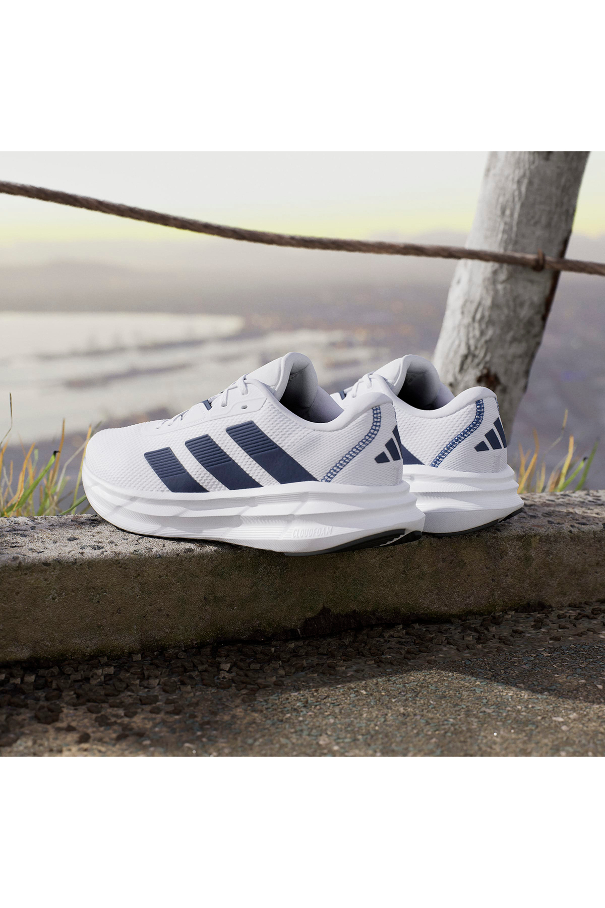 adidas  Galaxy 7 Erkek Beyaz Koşu Ayakkabısı JQ2620 - Görsel 4